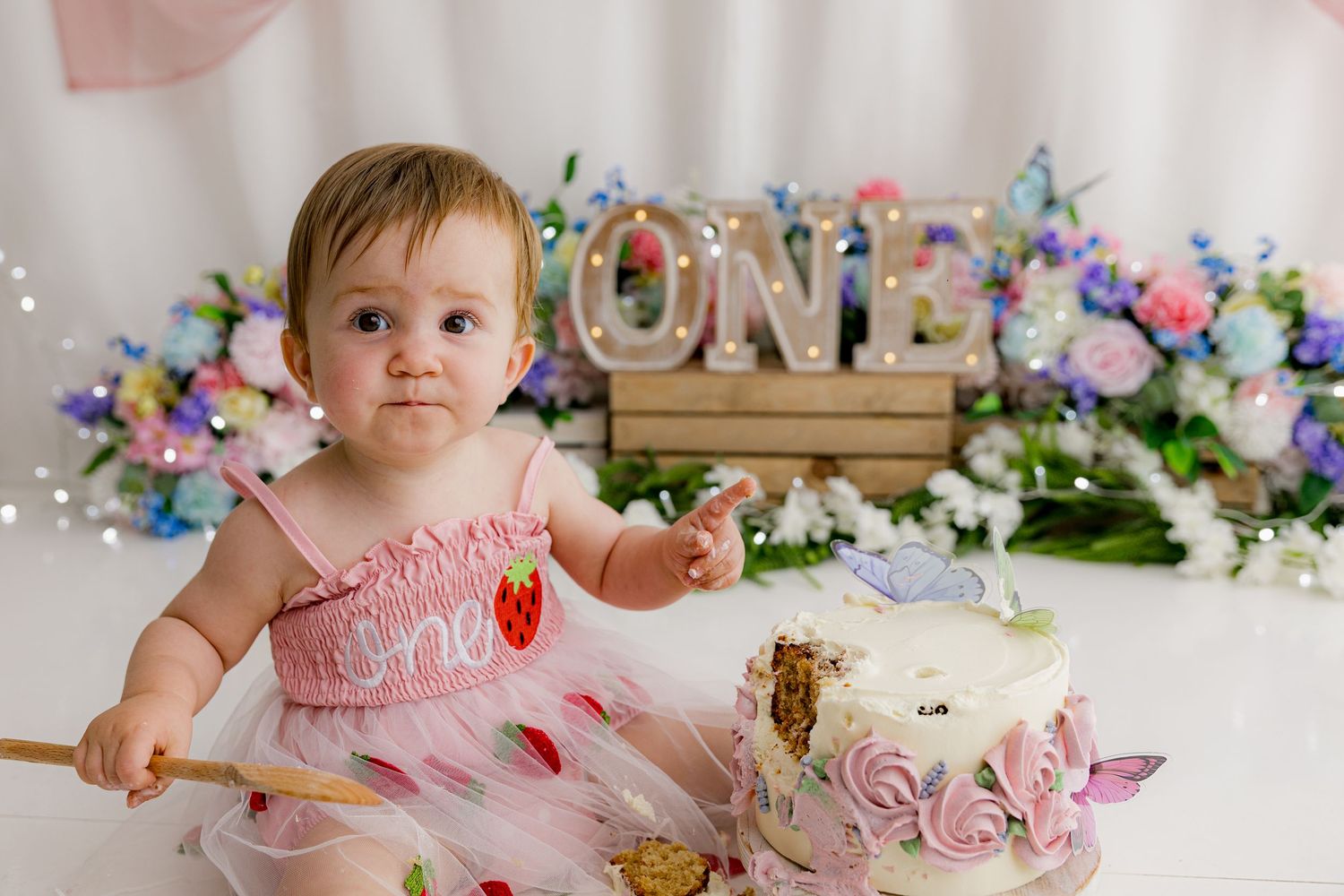 Cake Smash Photoshoot Cannock, Staffordshire, West Midlands, Birmingham