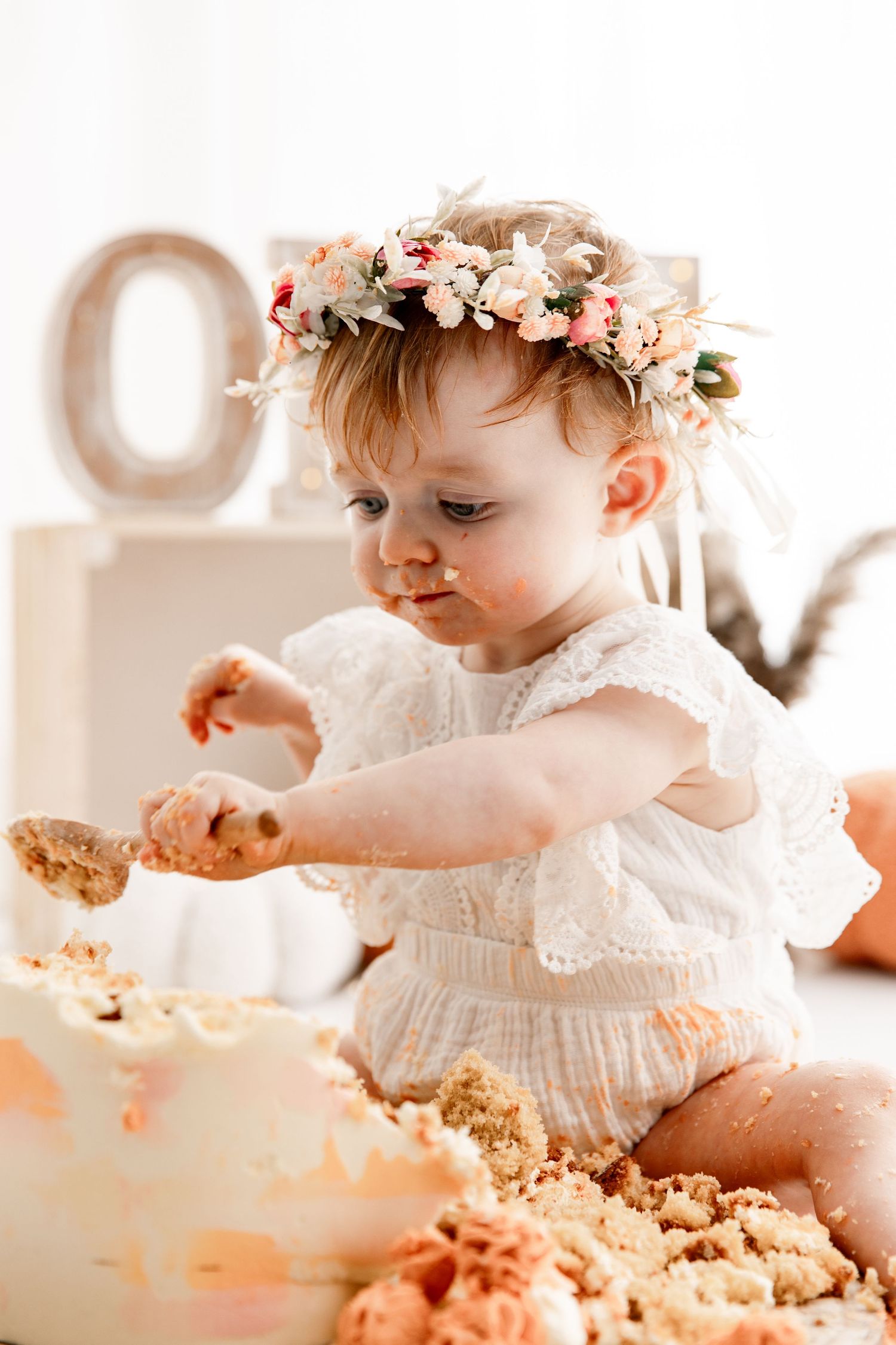 Cake Smash Photoshoot Cannock, Staffordshire, West Midlands, Birmingham