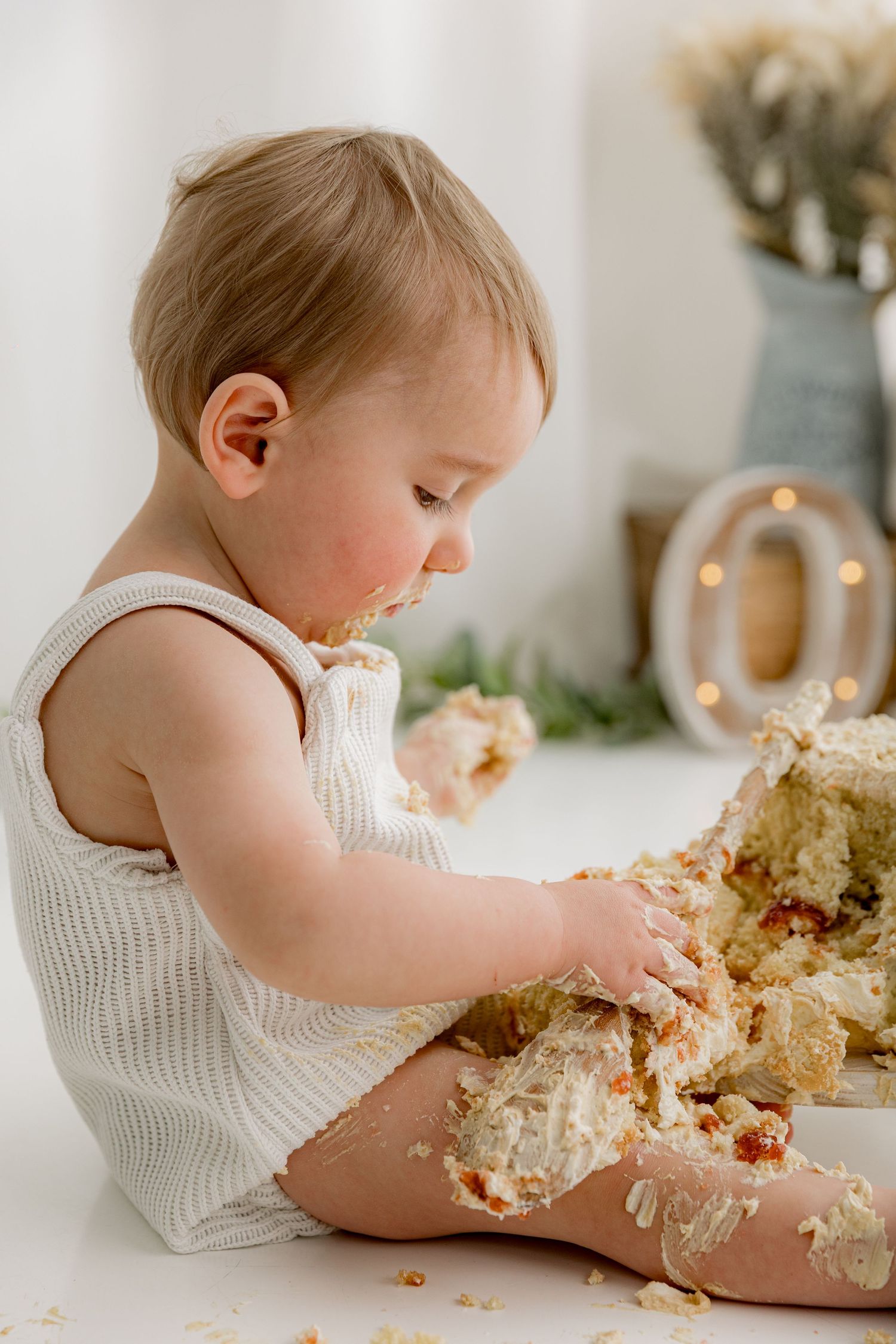 Cake Smash Photoshoot Cannock, Staffordshire, West Midlands, Birmingham