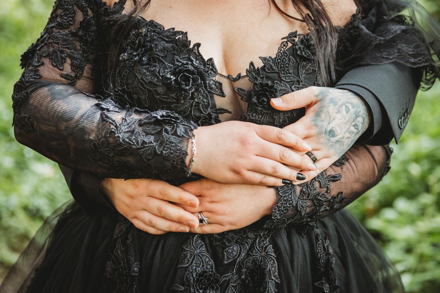 Goth wedding