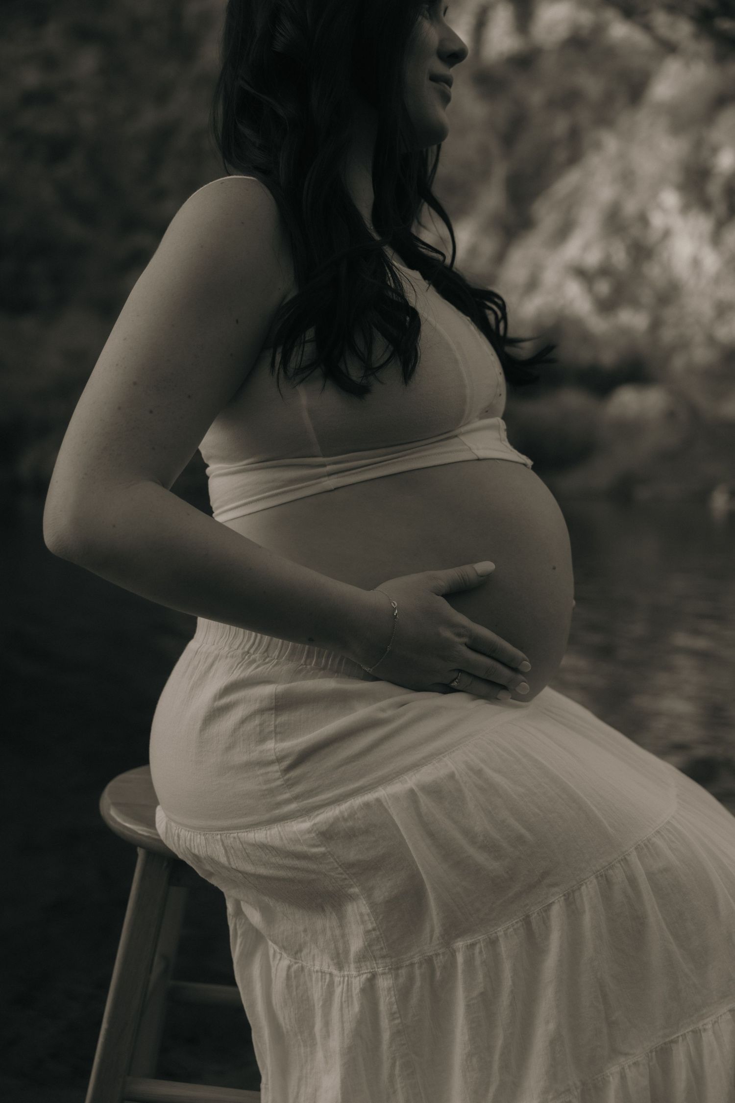 Couples / small family maternity session at the Salt River!