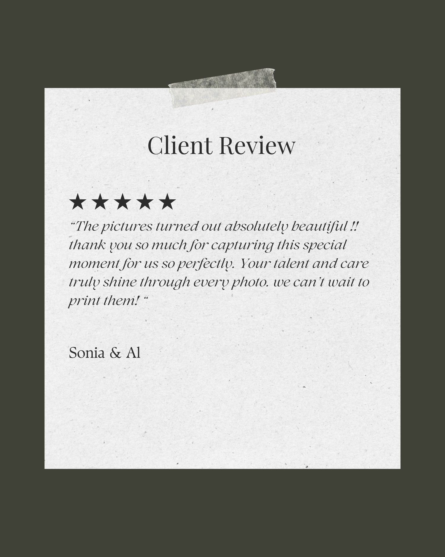 review , testimonials
