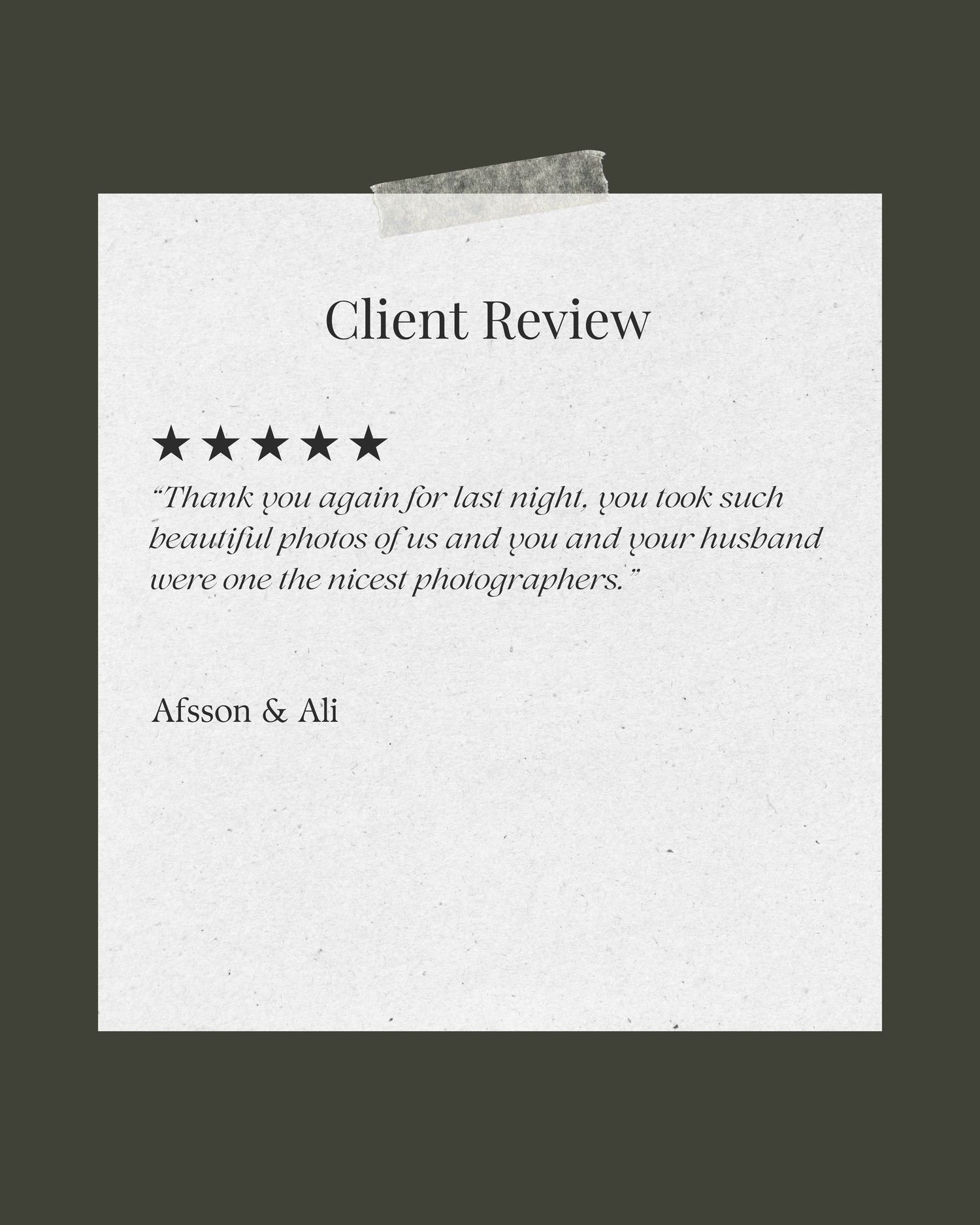 review , testimonials