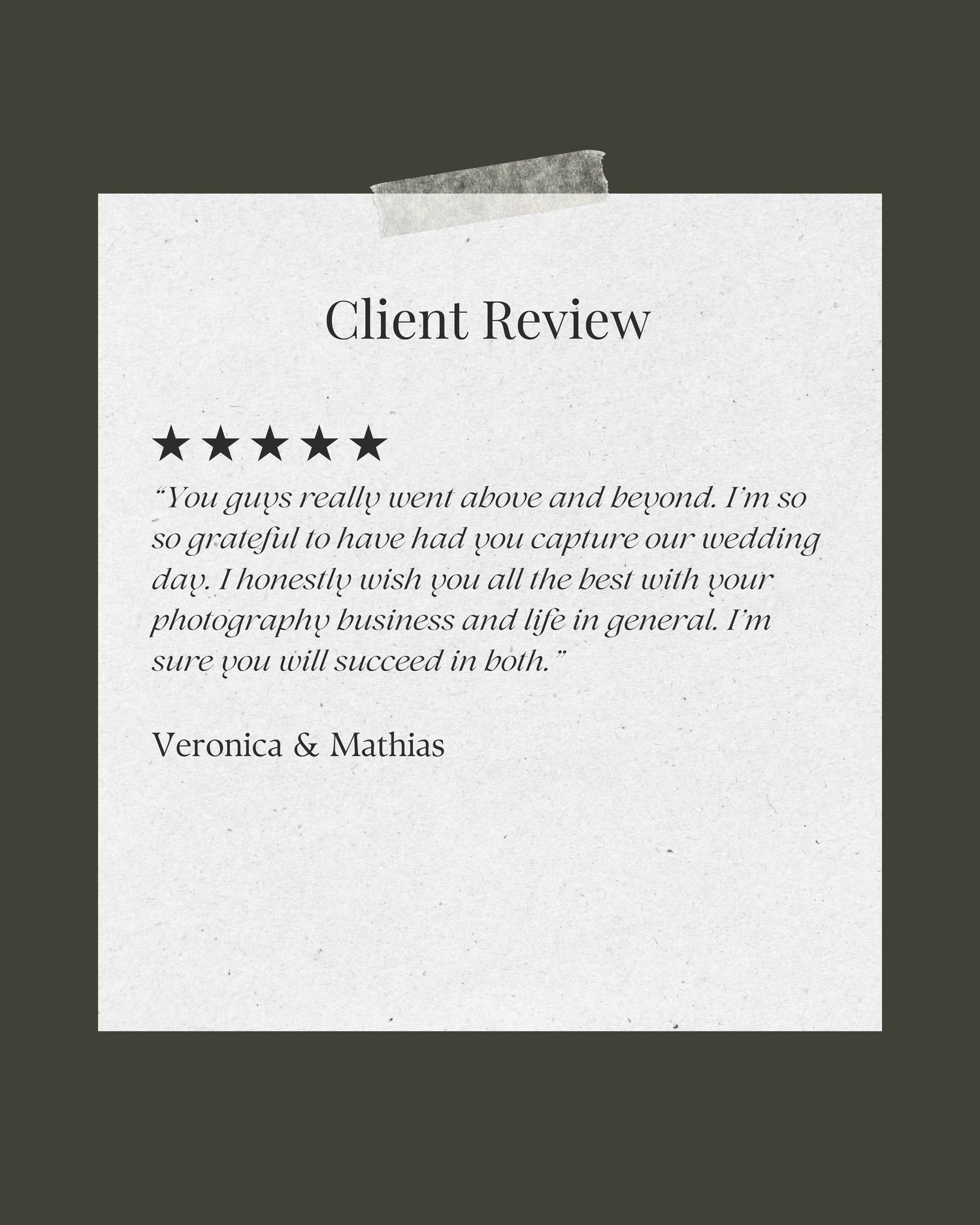 review , testimonials