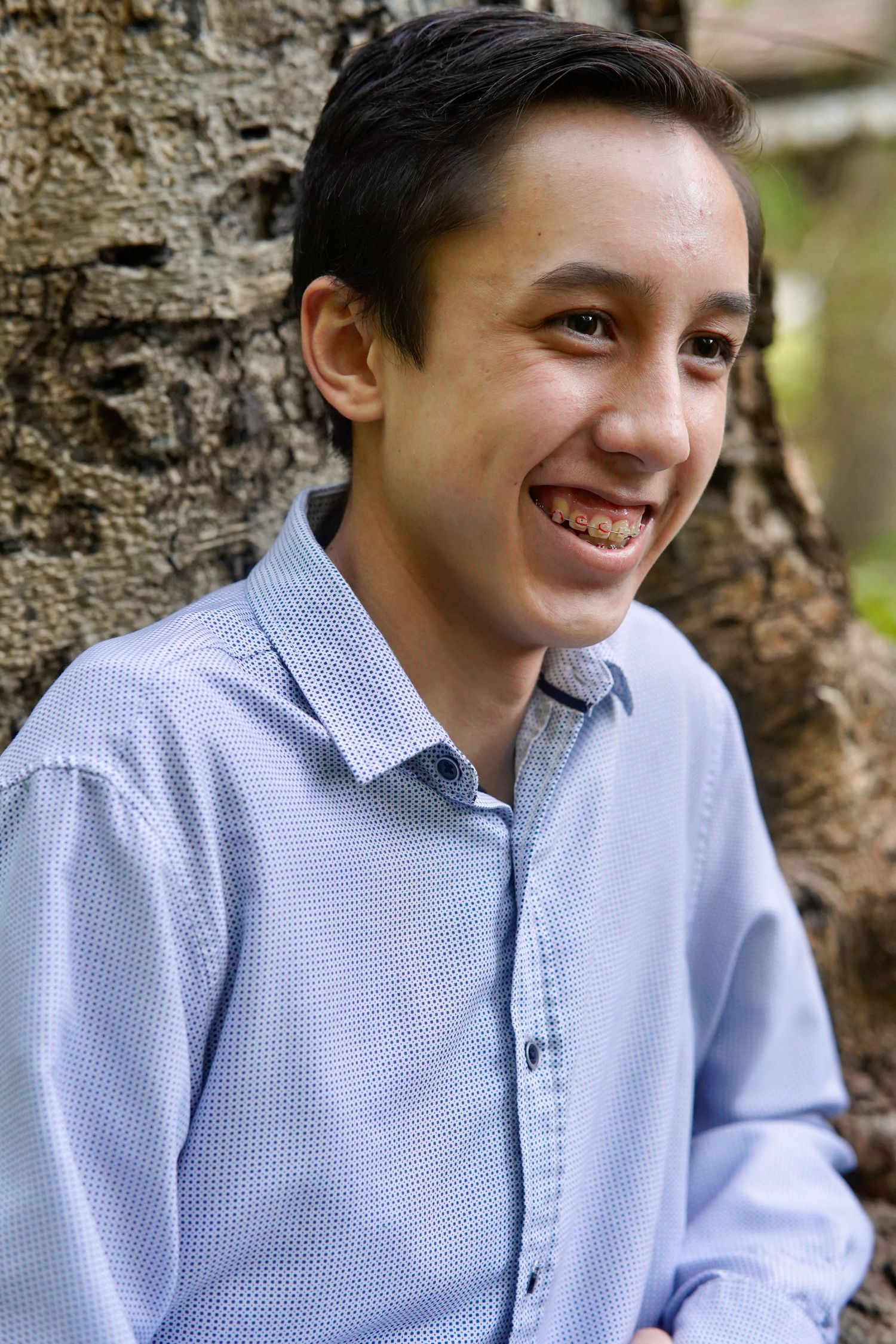 High school senior posing for natural-light senior portraits in Port Townsend, Washington