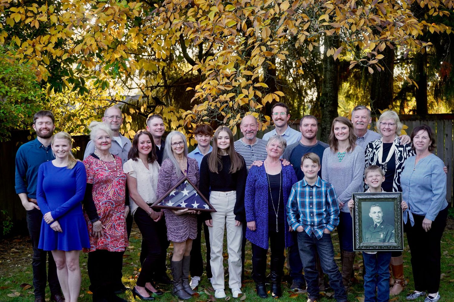 Family enjoying a relaxed outdoor photo session in Port Townsend, Washington
