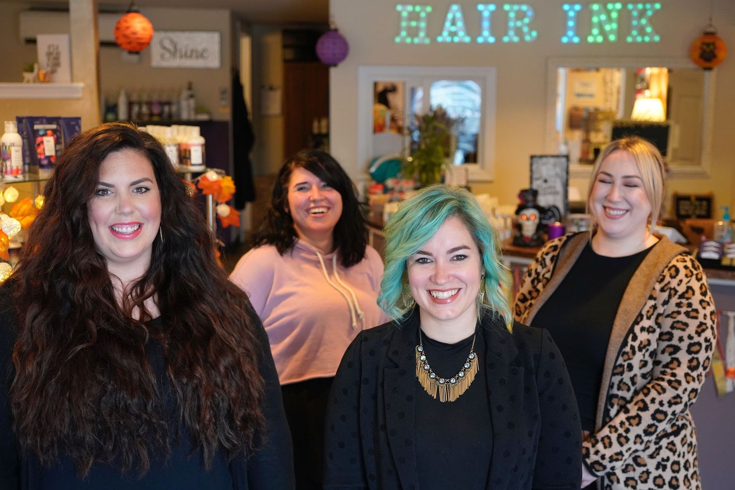 Small business owner working at a local business in Port Townsend, Washington