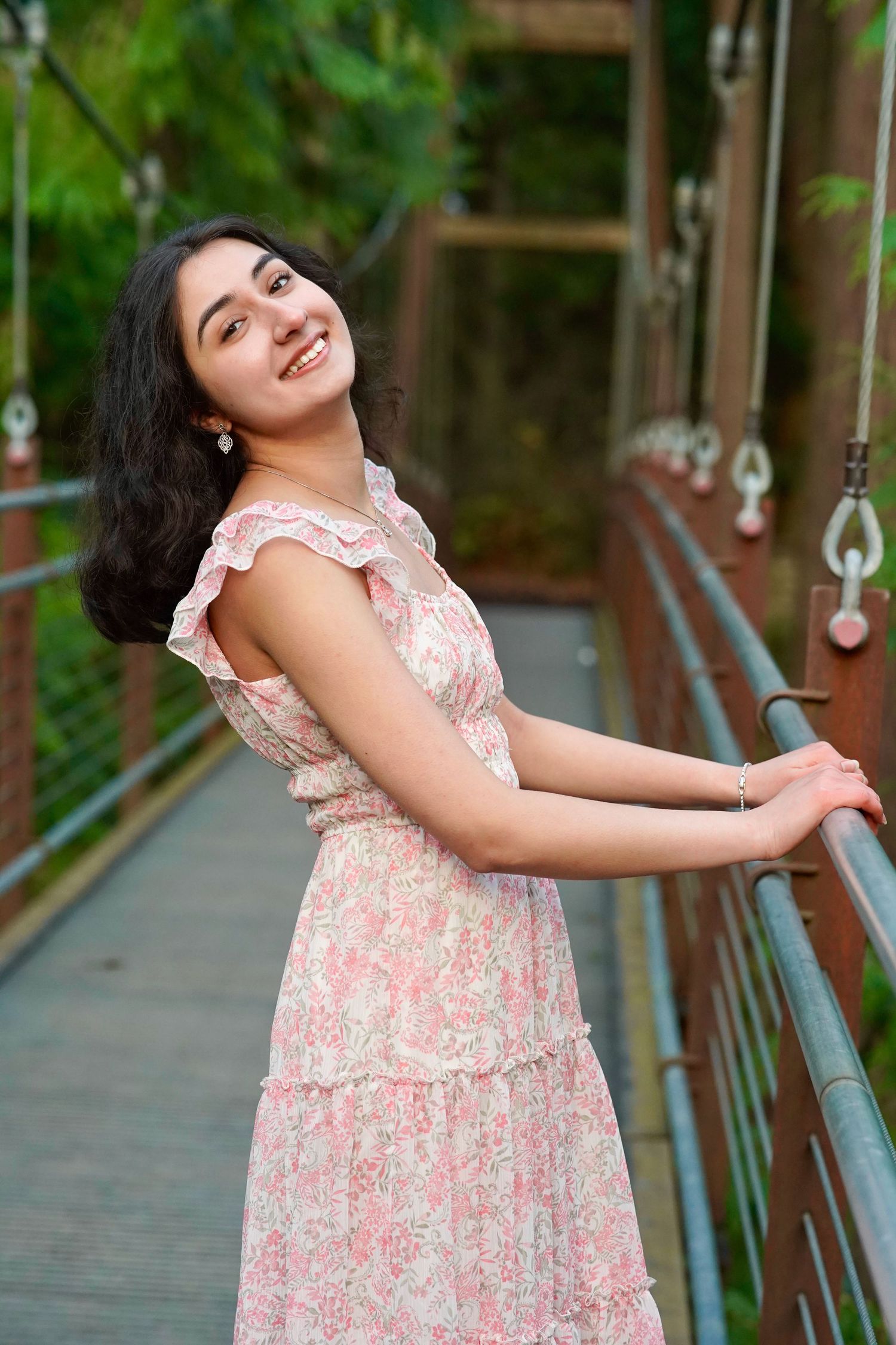 High school senior posing for natural-light senior portraits in Port Townsend, Washington