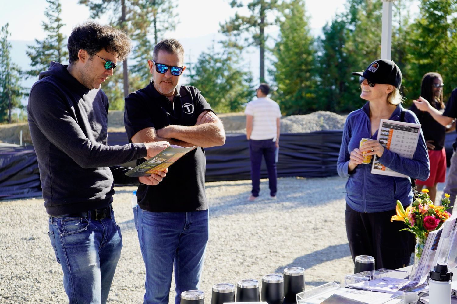 Professionals networking and connecting at a corporate business event in Port Townsend, Washington