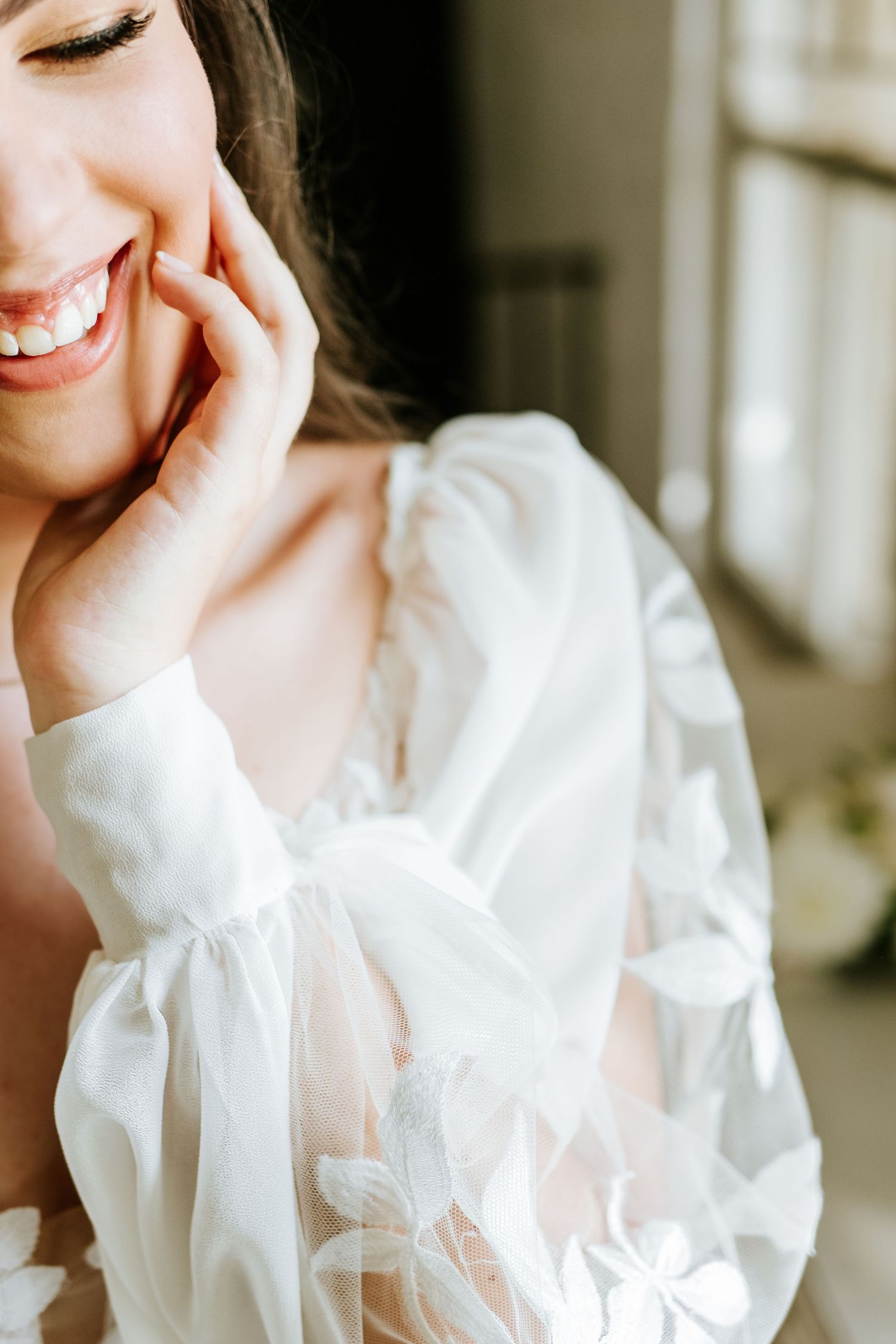 Authentically captured bridal portraits