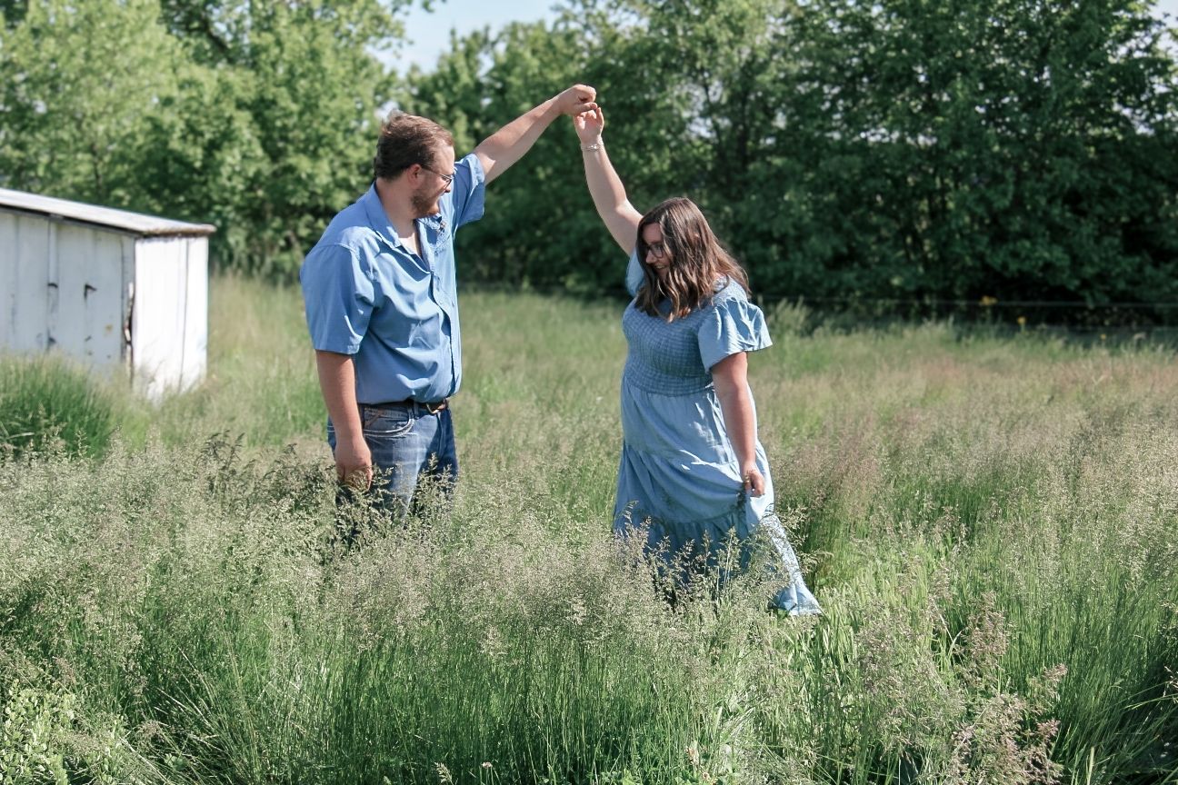 Couples photography session in Central Illinois.