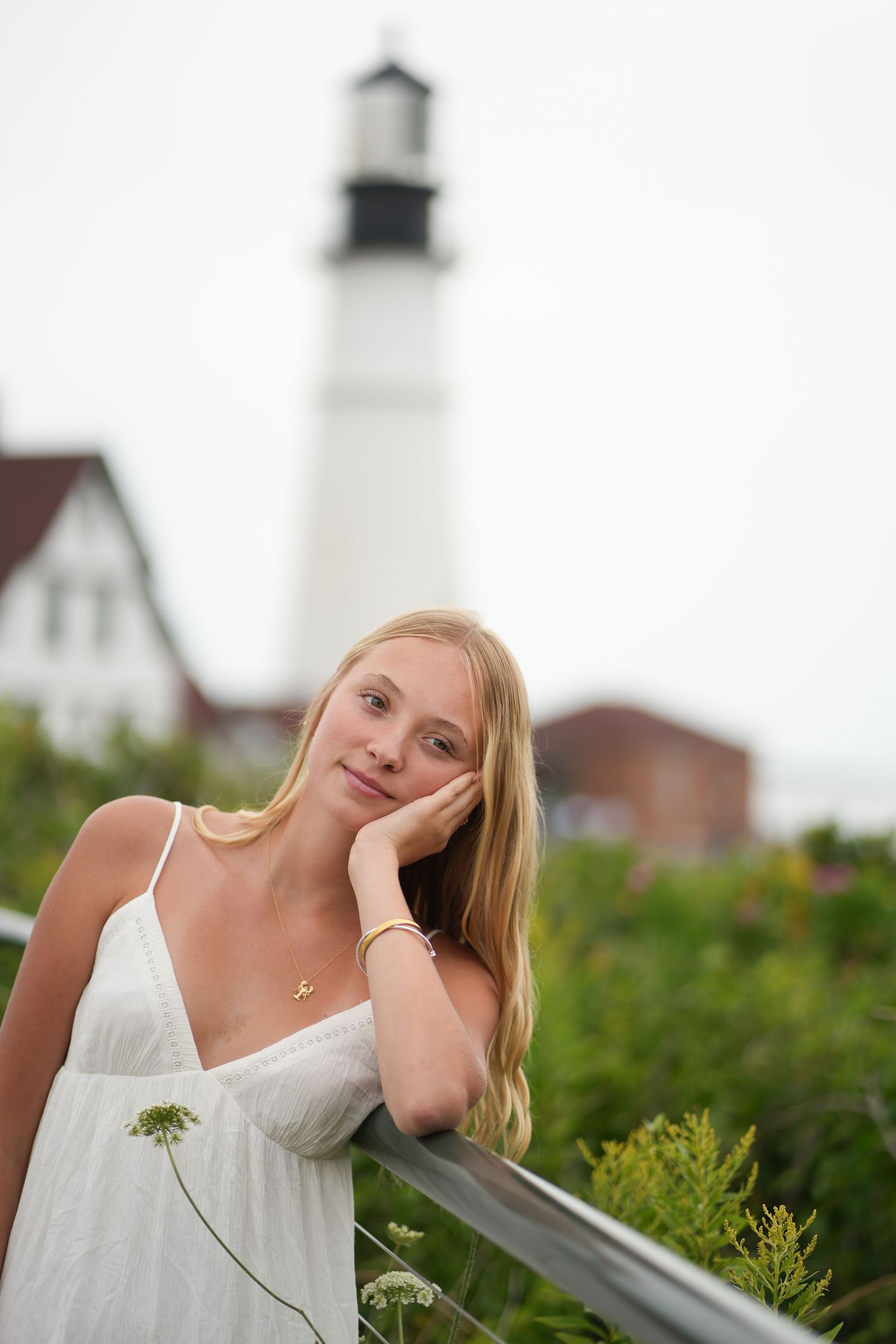 Portrait session at Cape Elizabeth in Maine