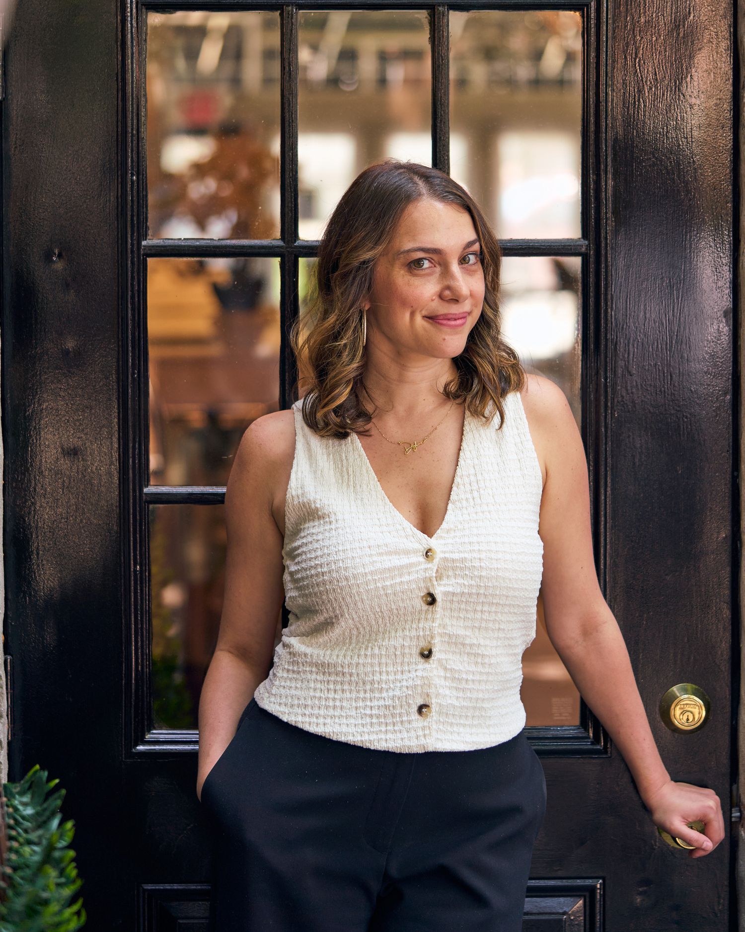 Natural light portrait / headshot in Forest Hills Queens.