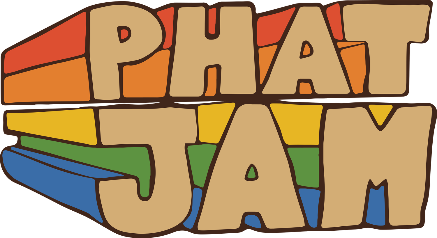 Colorful cartoon letters spelling out different words in a playful style against a light background.