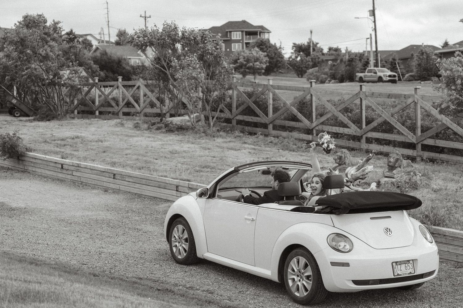 A series of silver convertible luxury cars parked in various outdoor settings.