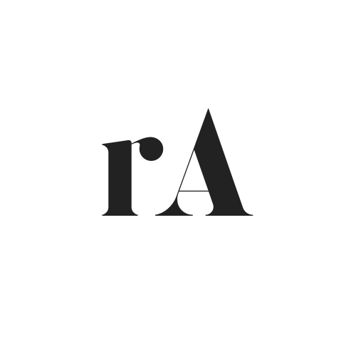 Black and white text design with letters 