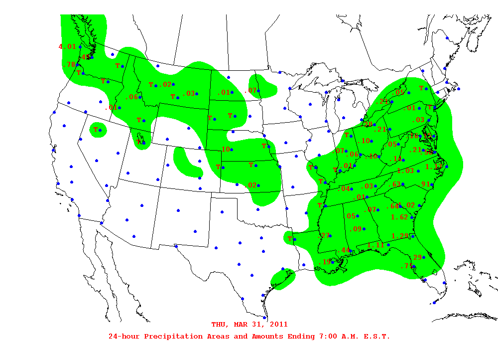 A bright green map showing geographical regions with scattered black dots against a white background.