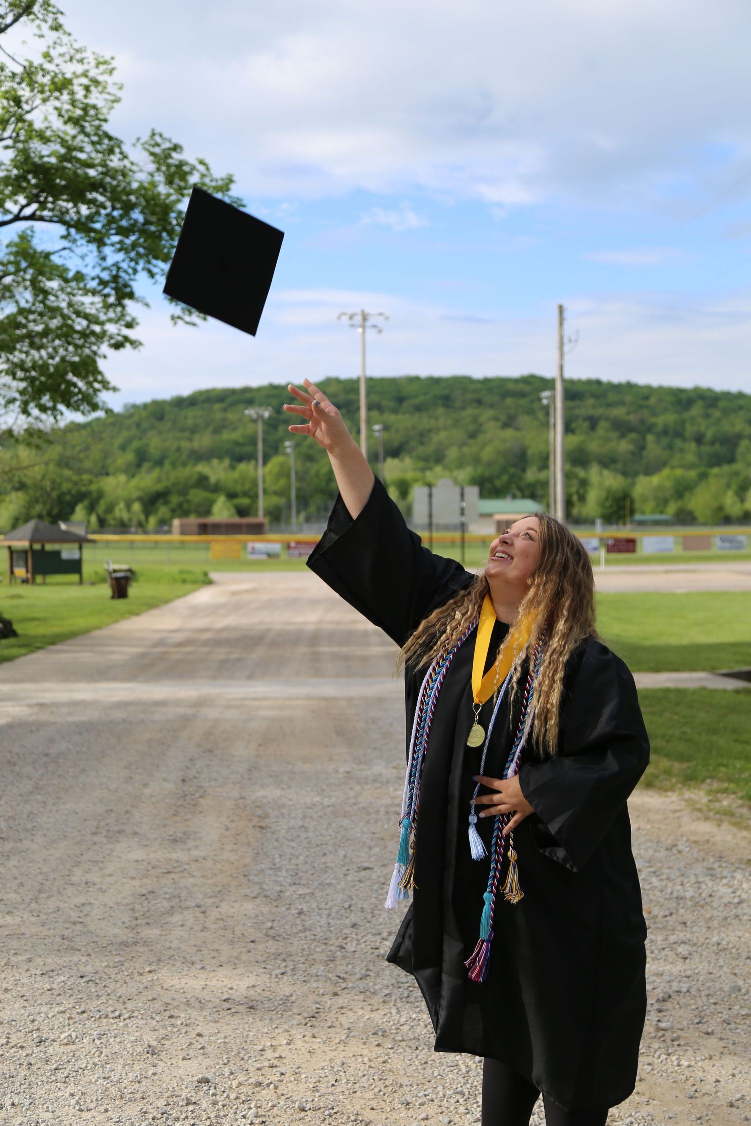 Here is a high school senior about to start the next chapter of her life, I had really good fun doing this one.