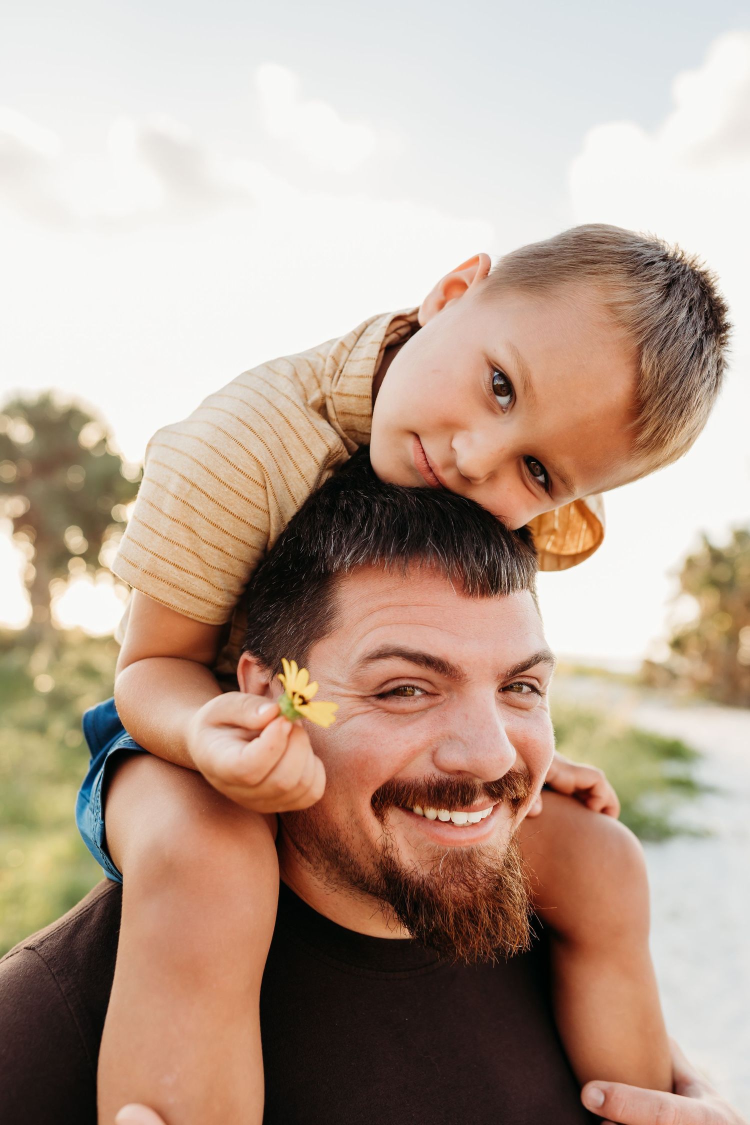 dad and son photoshoot