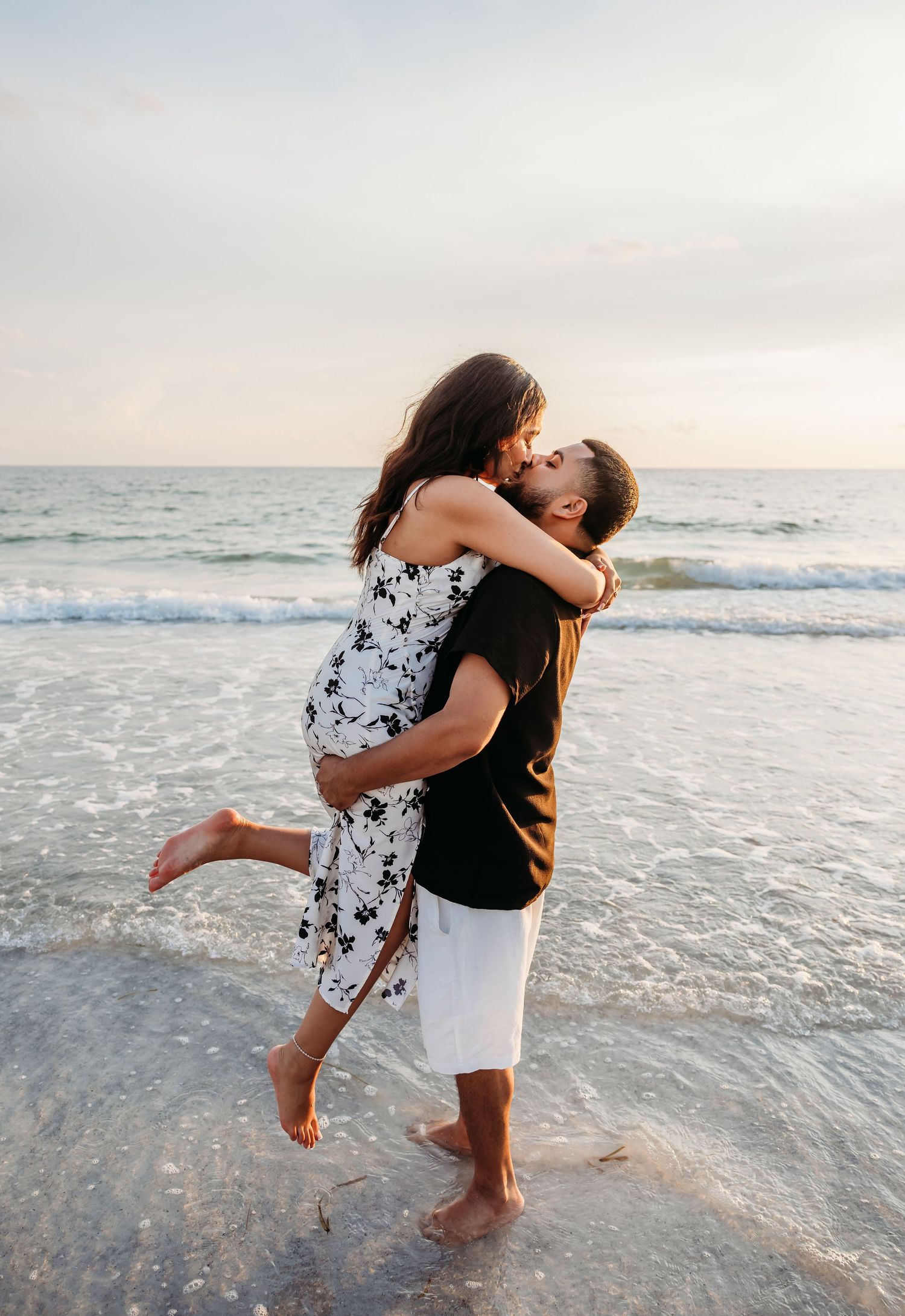 beach , couples