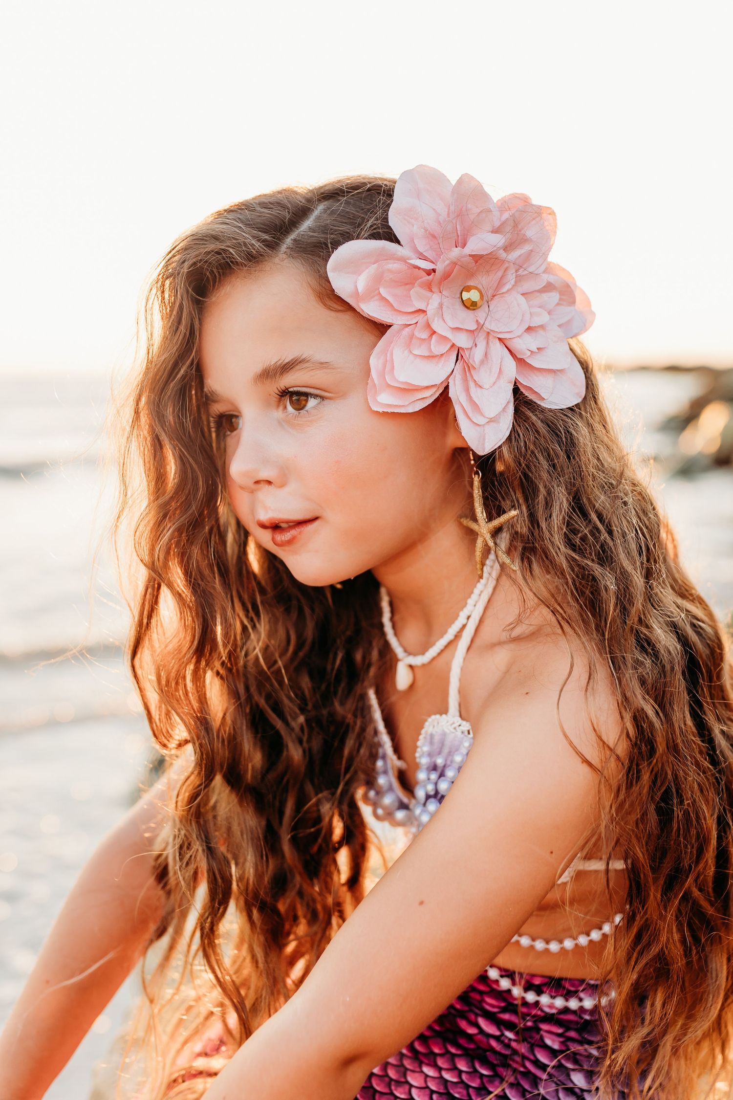 beach photoshoot for 6 year old