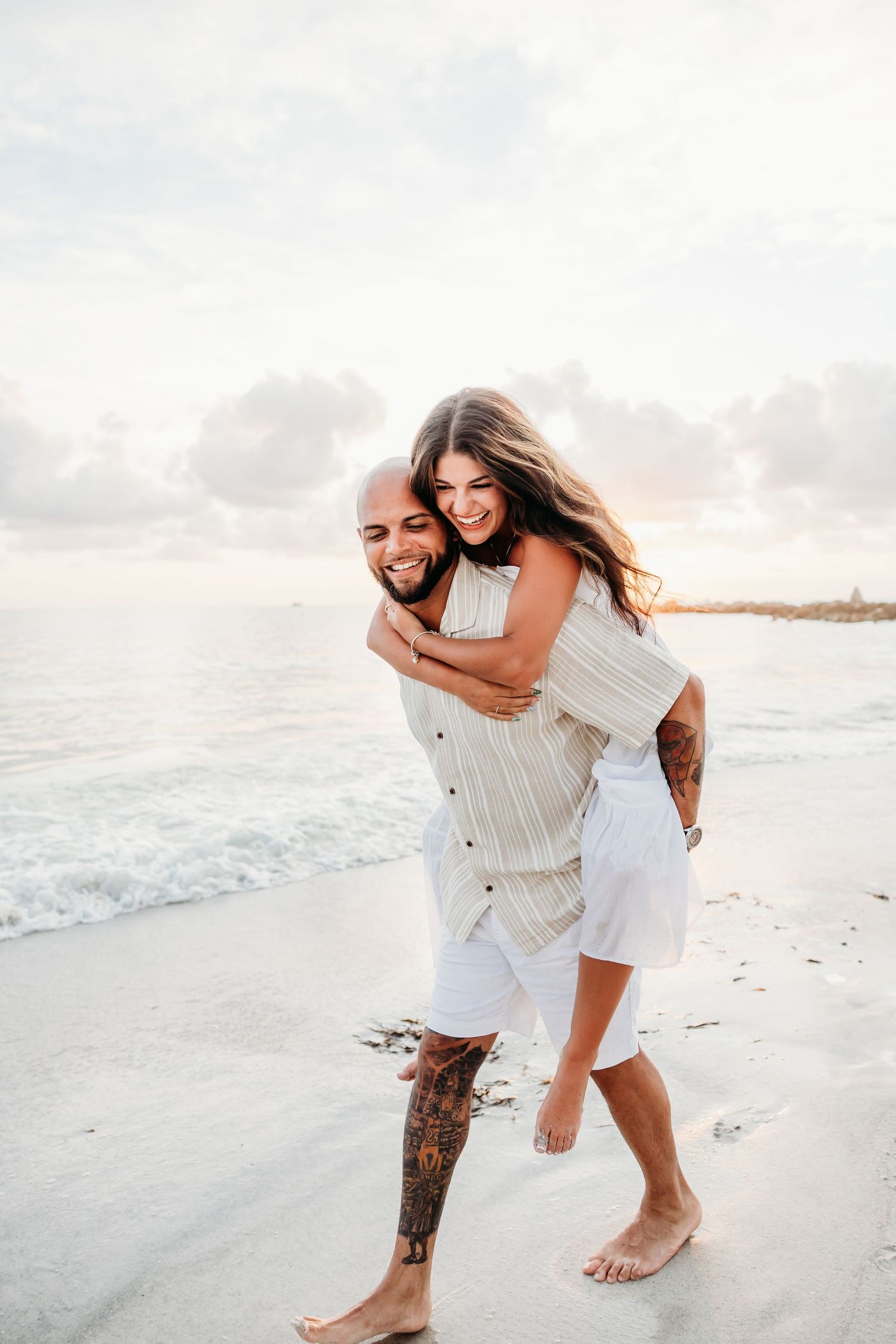couples. beach Florida