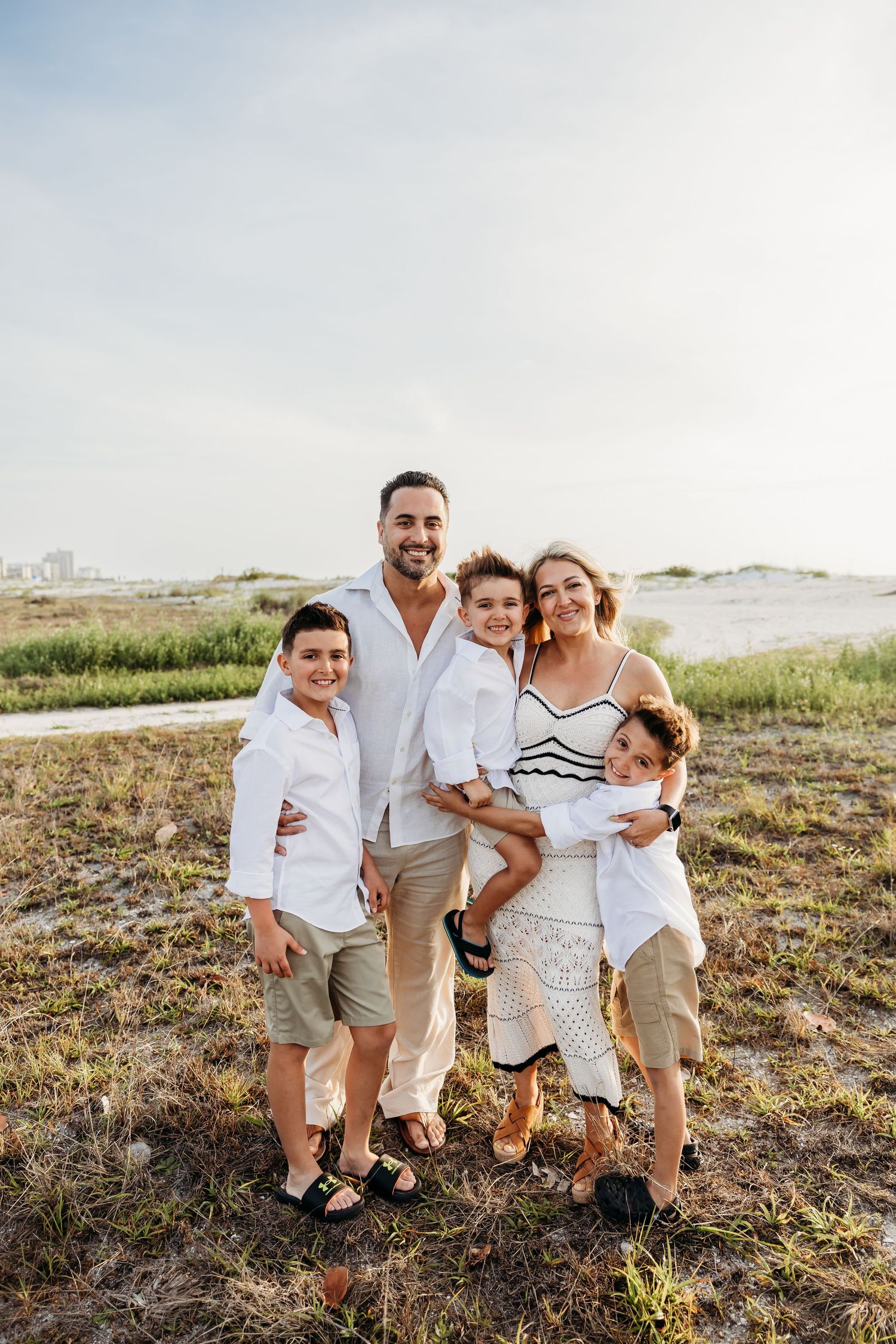 family photoshoot, beach