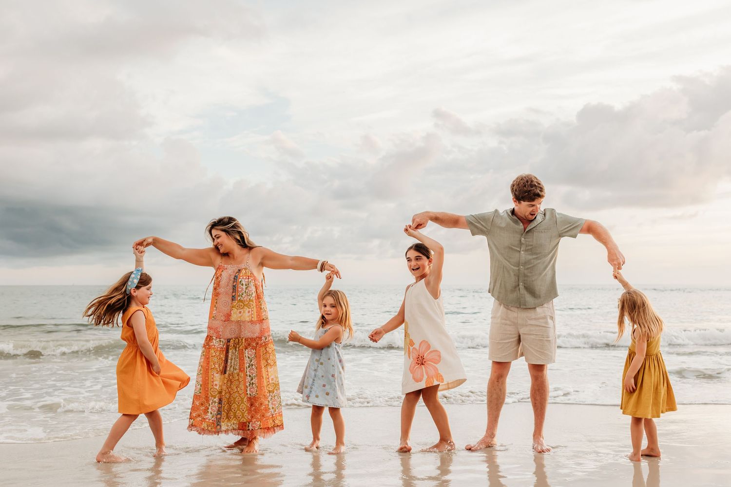 beach family photography