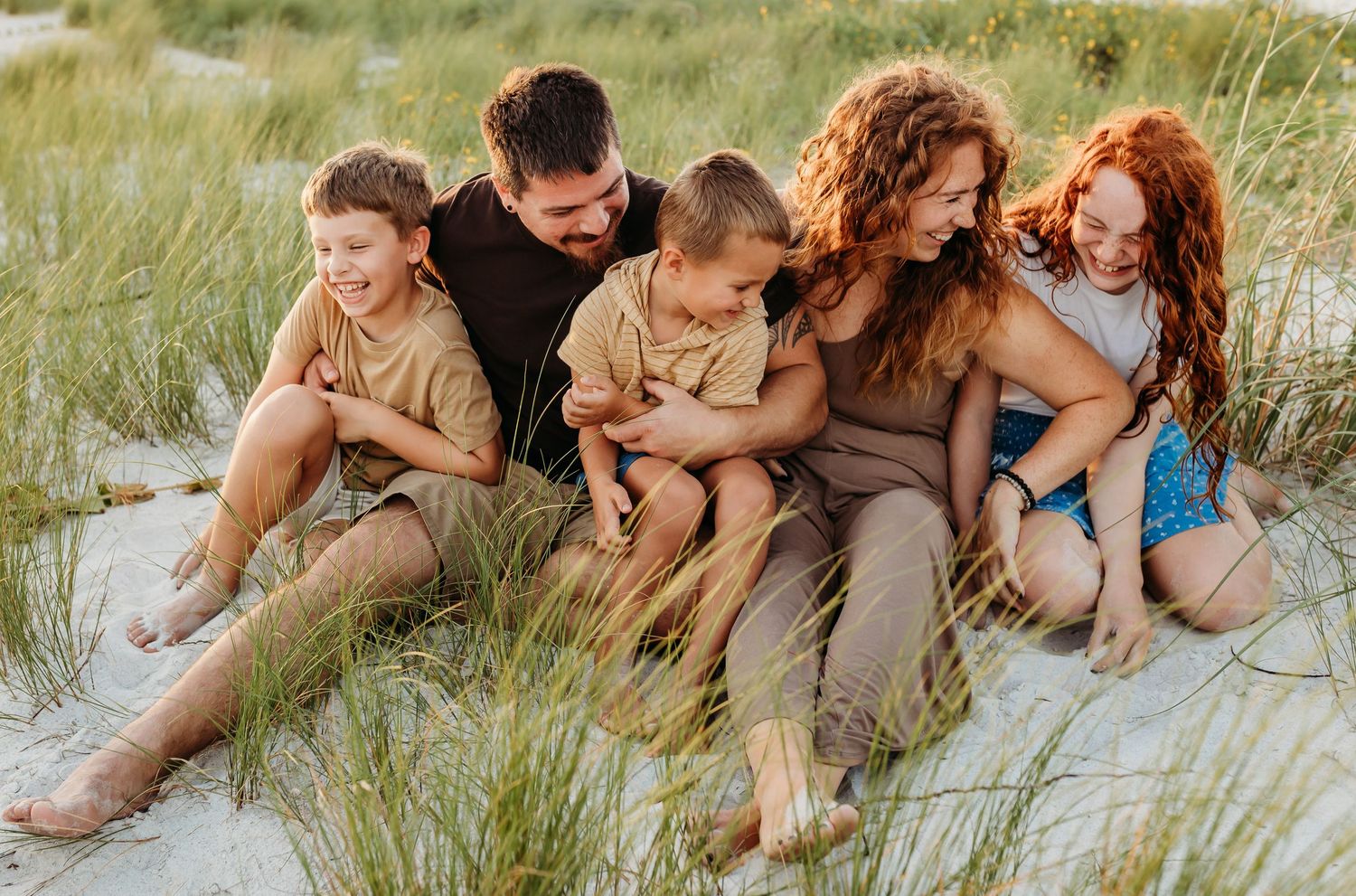fun photoshoot with kids