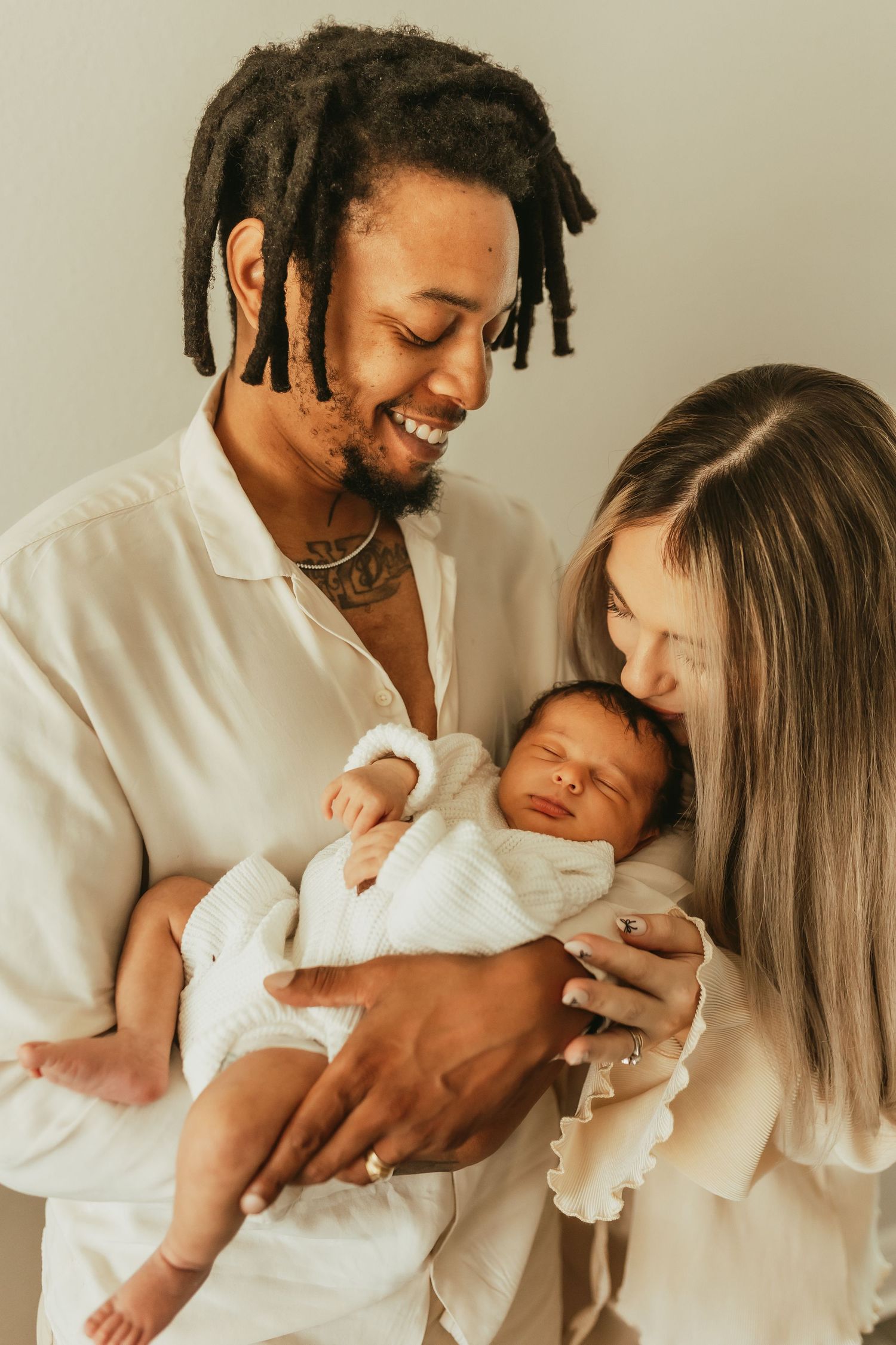 in home newborn photoshoot