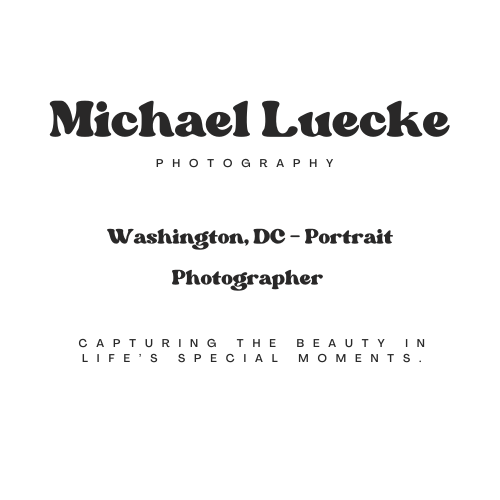 Michael Luecke Photography logo, Washington DC portrait photographer capturing the beauty in life's special moments.