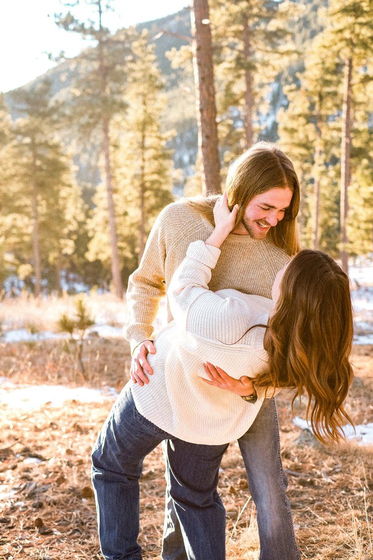 Engagement photos photography wedding photographer in the black hills of South Dakota rapid city spearfish by Avery Thibault Photography