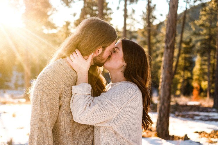 Engagement photos photography wedding photographer in the black hills of South Dakota rapid city spearfish by Avery Thibault Photography