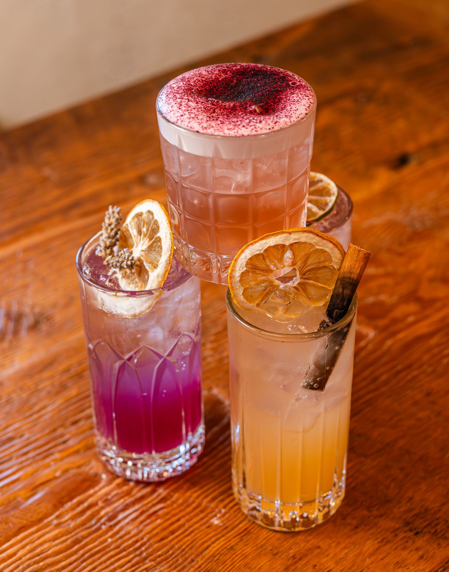 colourful drinks