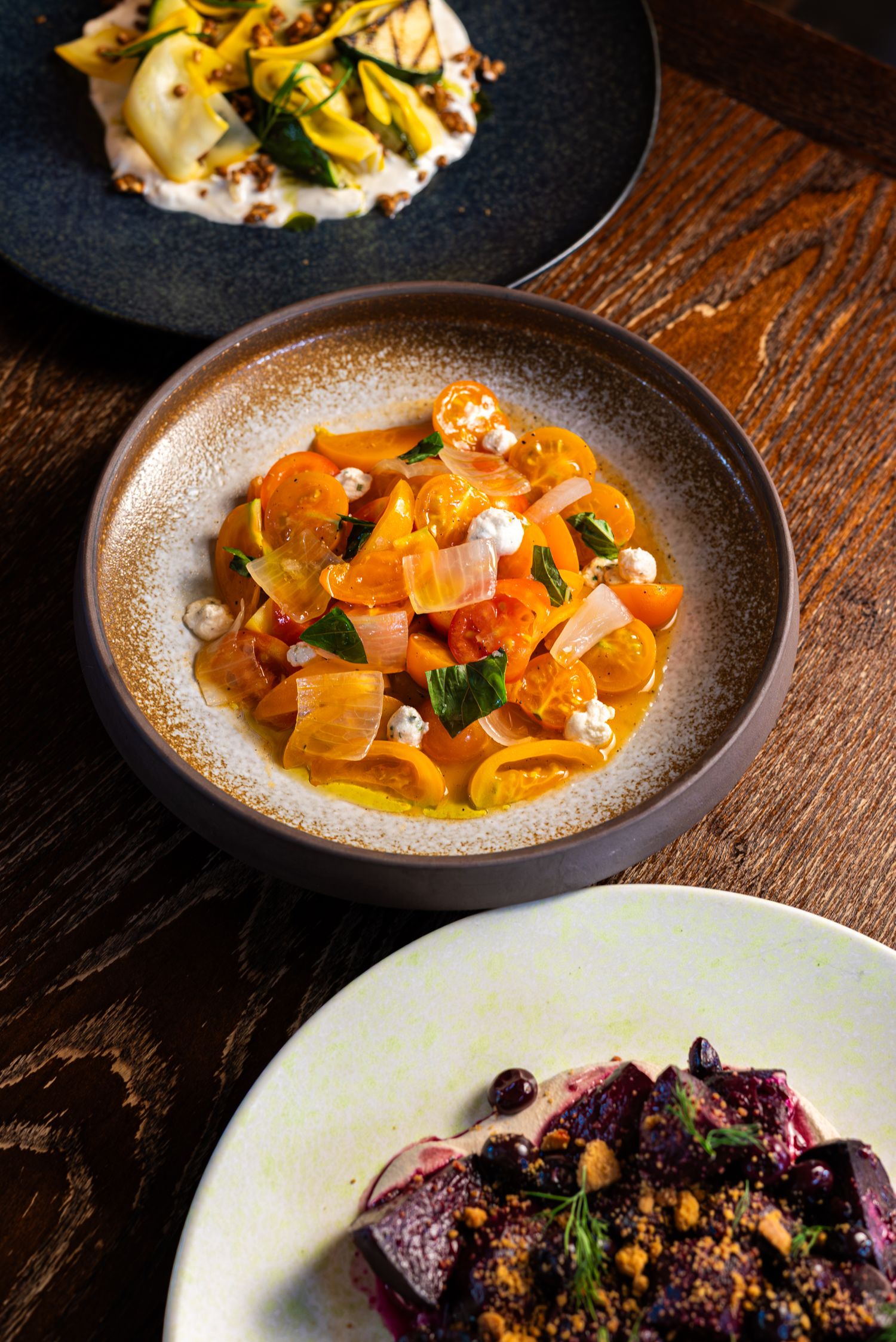 colourful photo of some food dishes