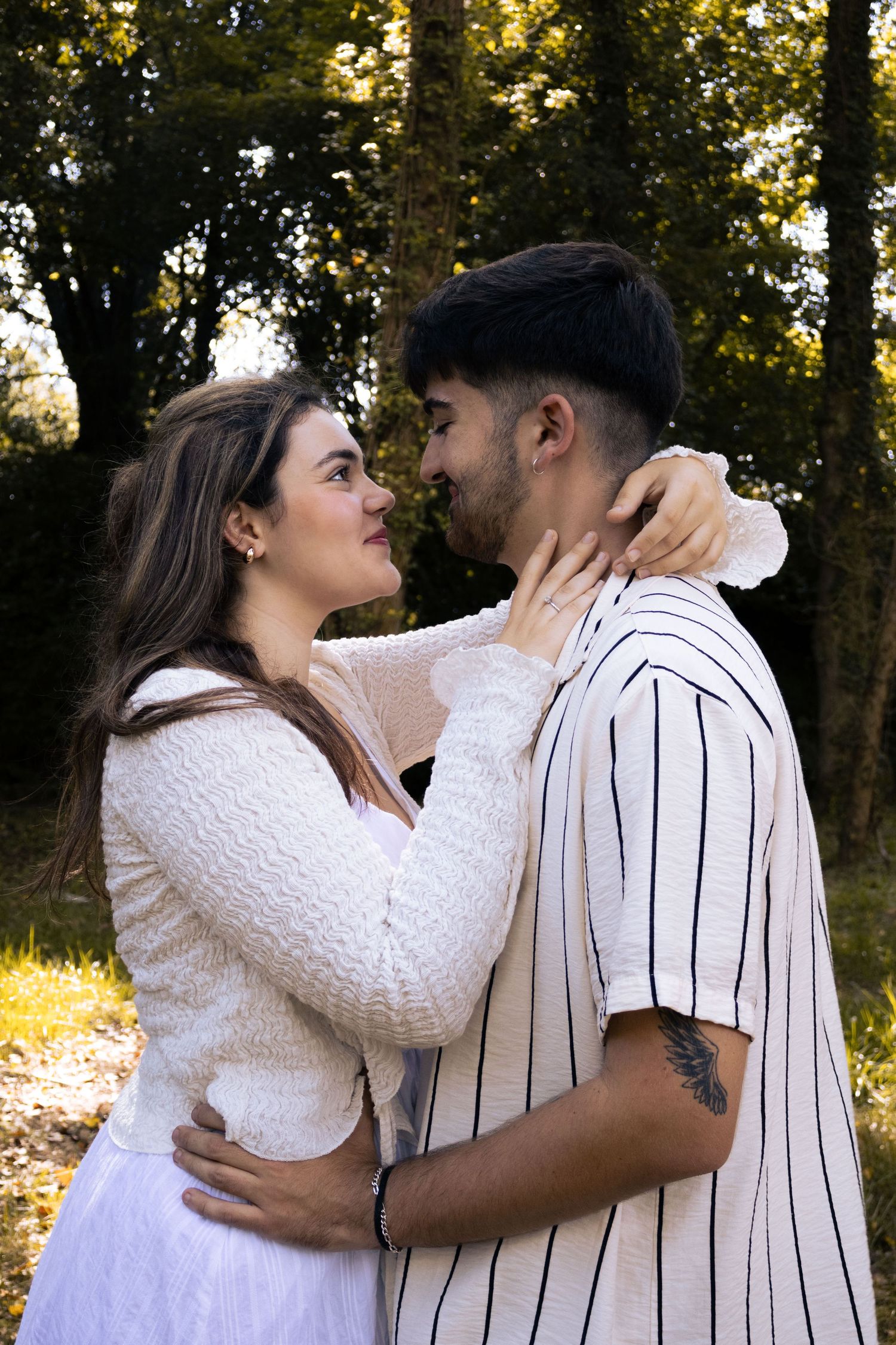 Fotografía pareja, pre boda, en A Coruña Galicia, natural, Nuria Santalla