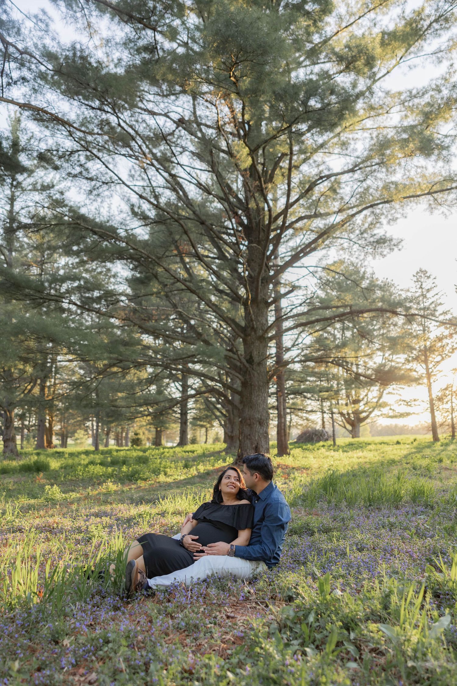 SPRING MATERNITY PHOTO PHOTOSHOOT ST JAMES PARK