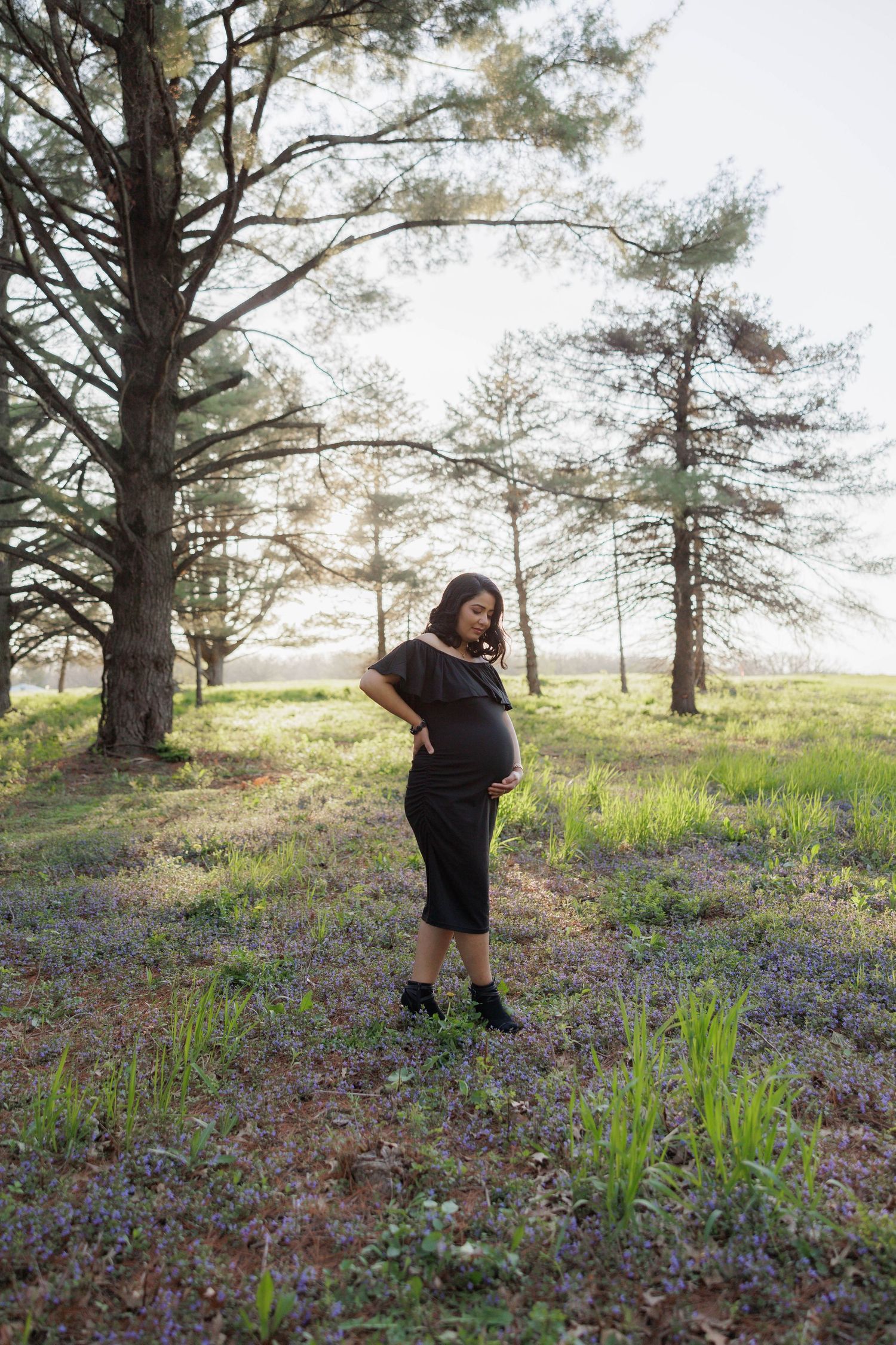 SPRING MATERNITY PHOTO PHOTOSHOOT ST JAMES PARK