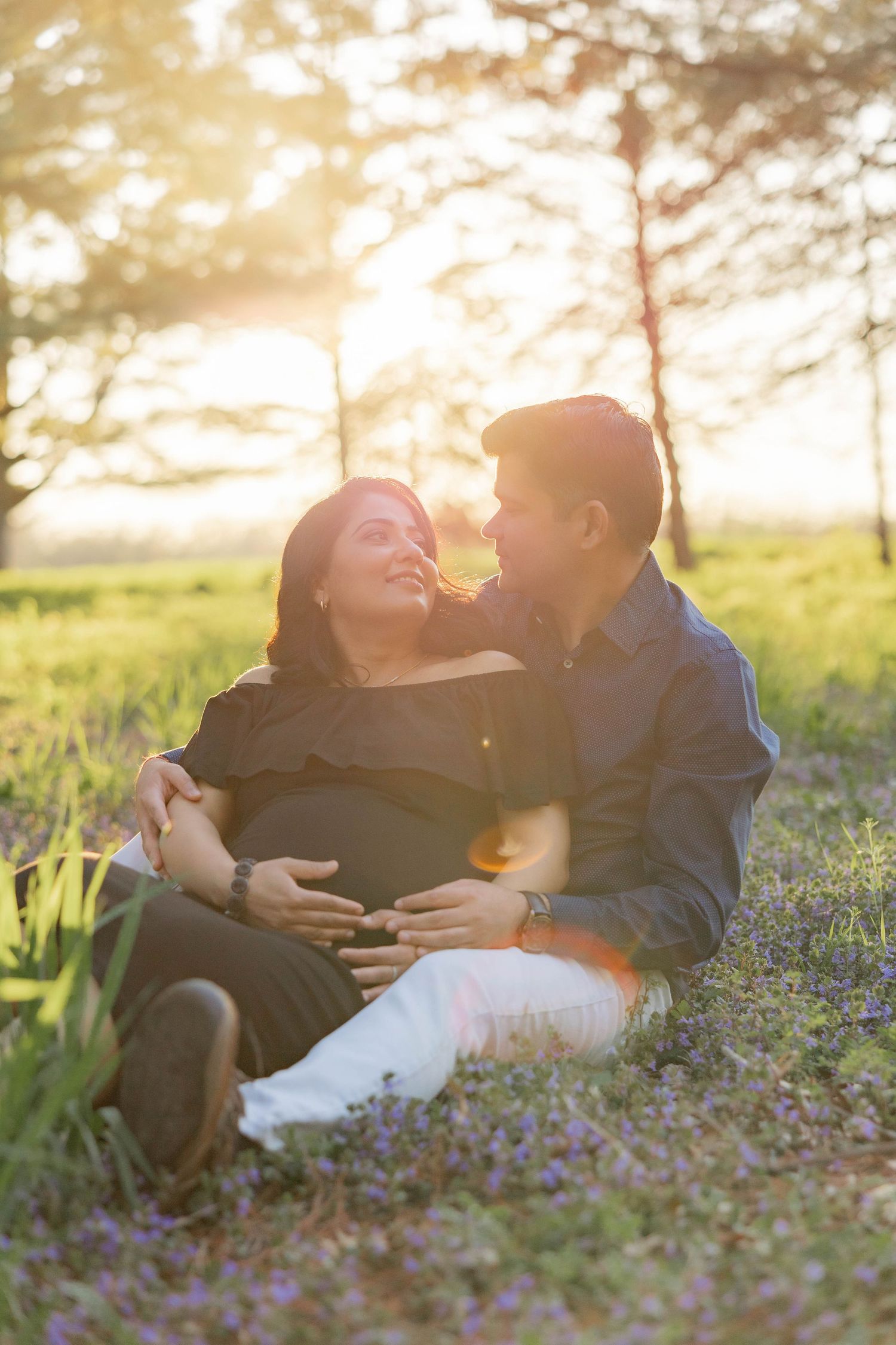 SPRING MATERNITY PHOTO PHOTOSHOOT ST JAMES PARK