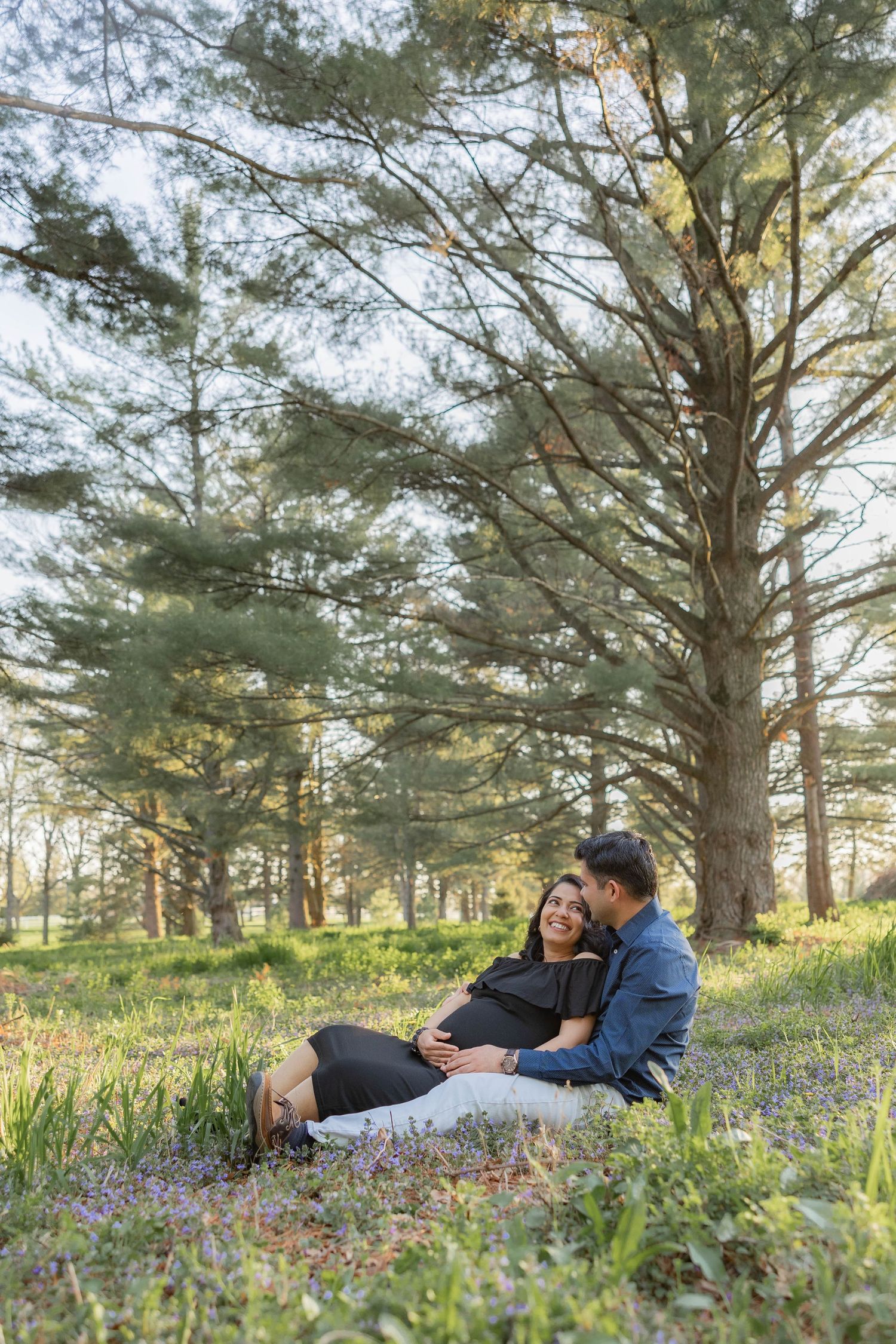 SPRING MATERNITY PHOTO PHOTOSHOOT ST JAMES PARK