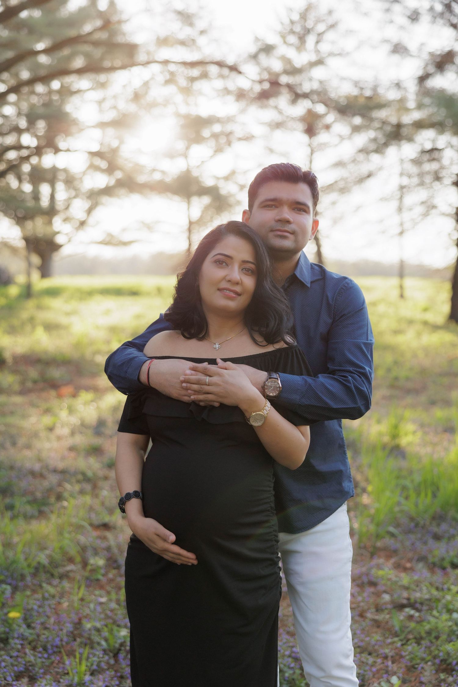SPRING MATERNITY PHOTO PHOTOSHOOT ST JAMES PARK