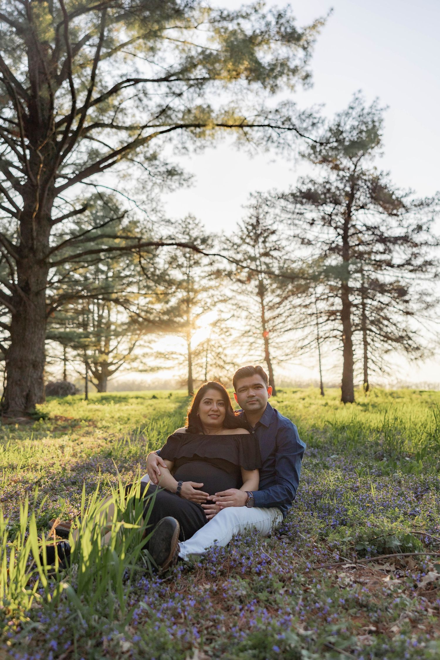 SPRING MATERNITY PHOTO PHOTOSHOOT ST JAMES PARK