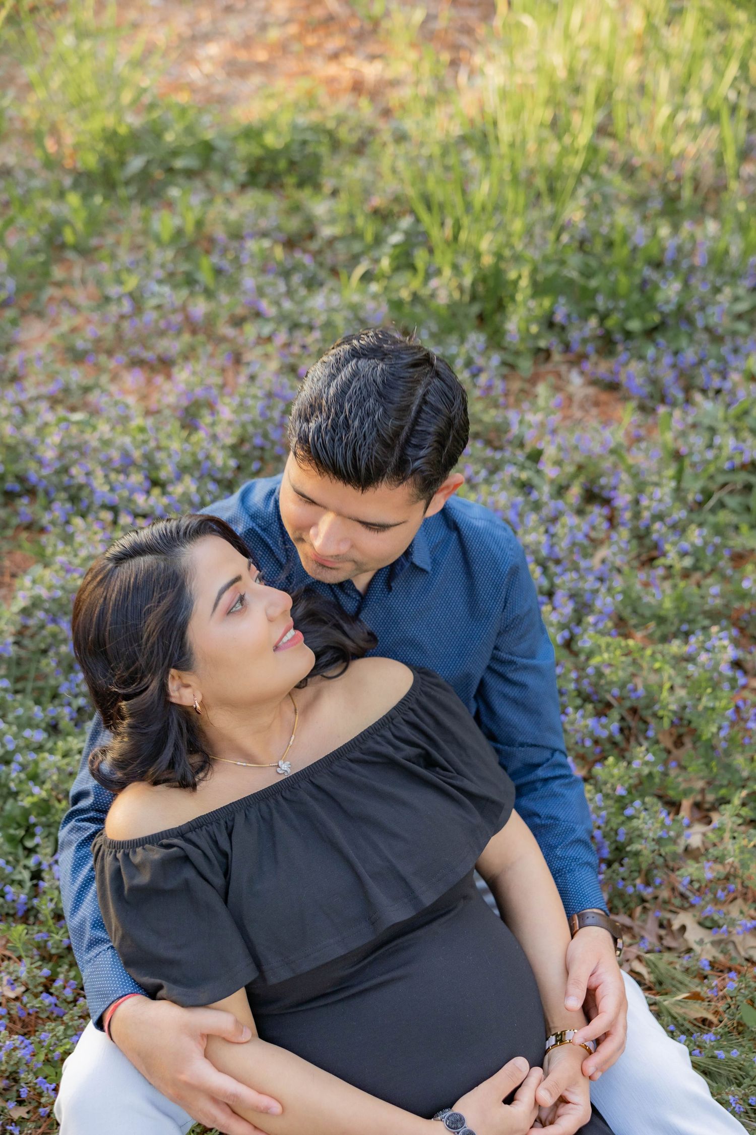 SPRING MATERNITY PHOTO PHOTOSHOOT ST JAMES PARK