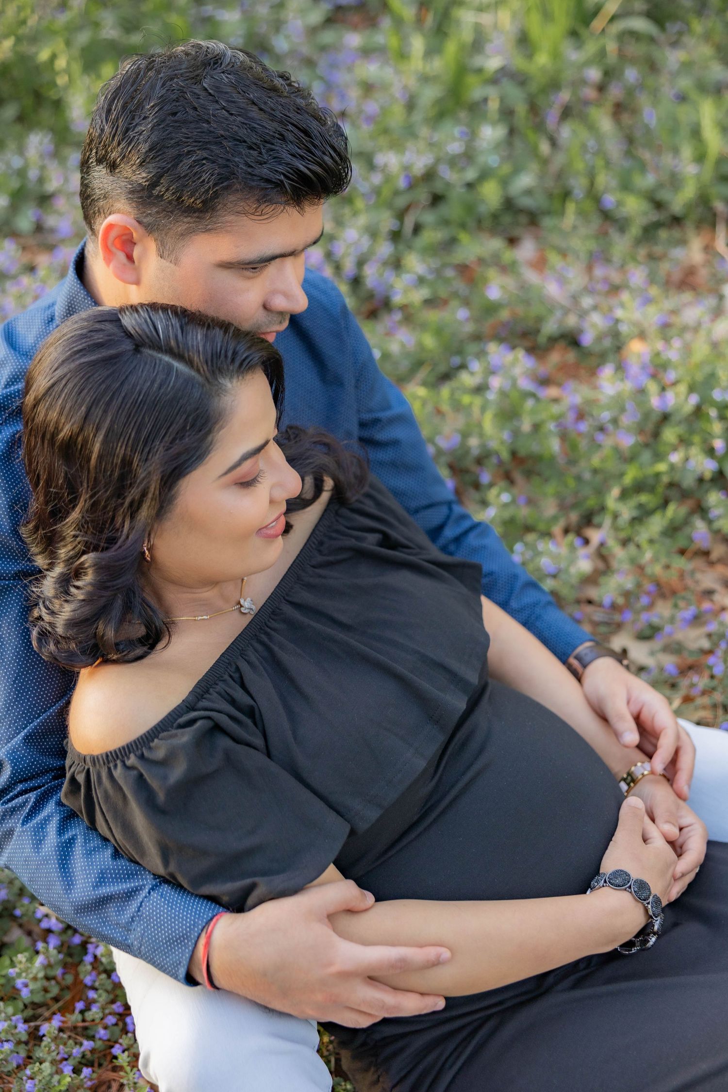 SPRING MATERNITY PHOTO PHOTOSHOOT ST JAMES PARK