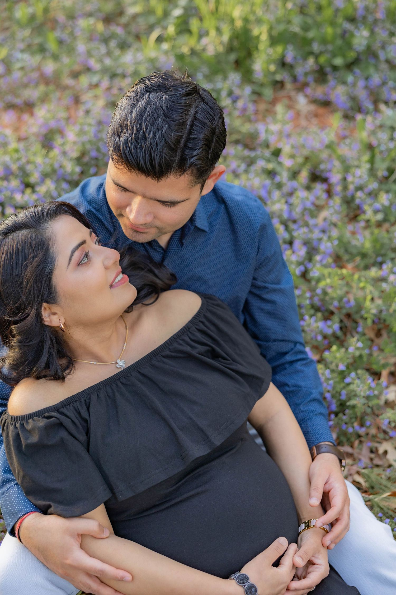 SPRING MATERNITY PHOTO PHOTOSHOOT ST JAMES PARK