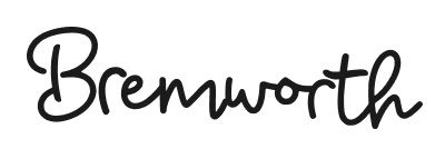 Bremworth brand logo in elegant black handwritten script font on white background.