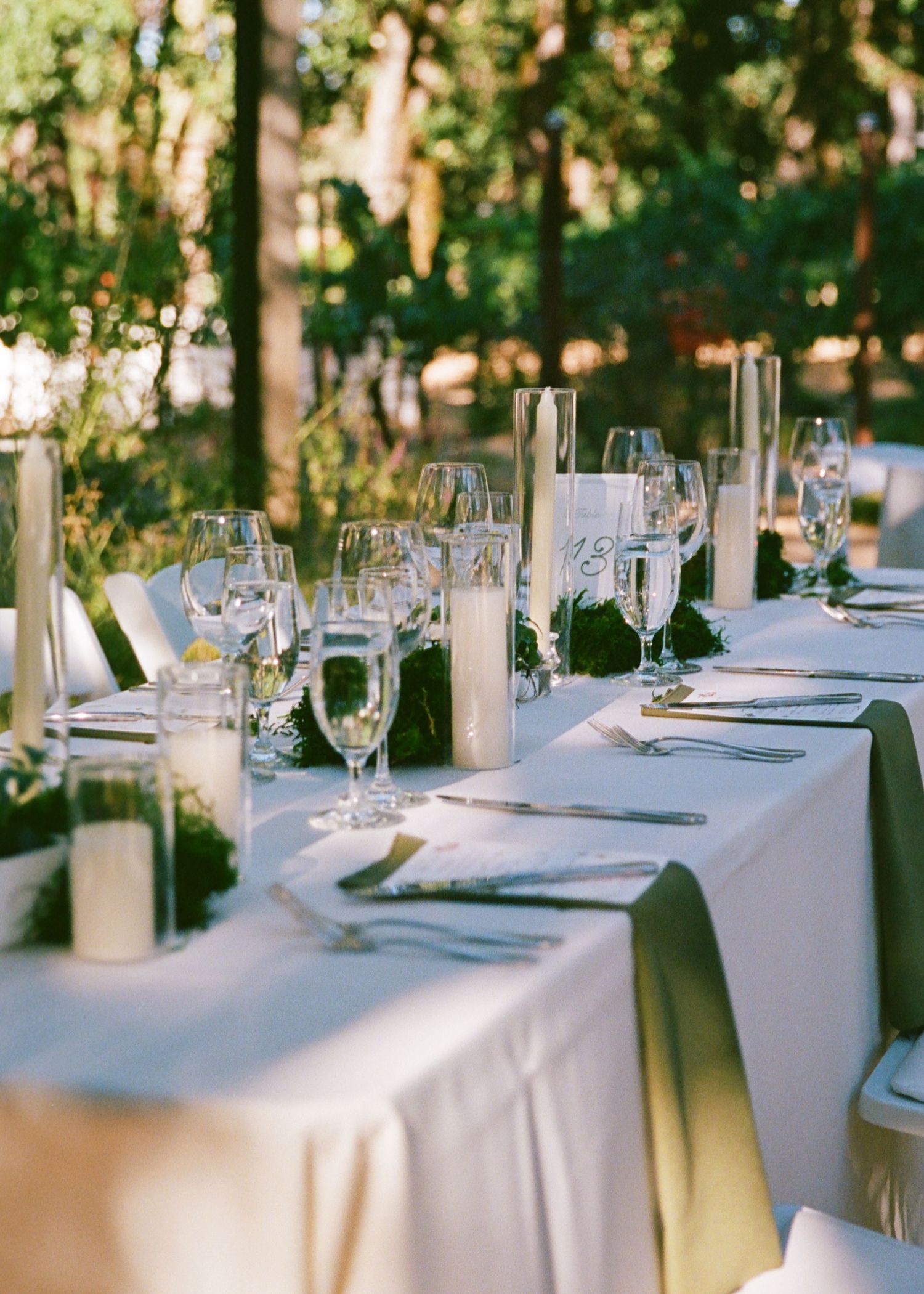 Elegant outdoor wedding reception table setup, Southern California wedding photography and details