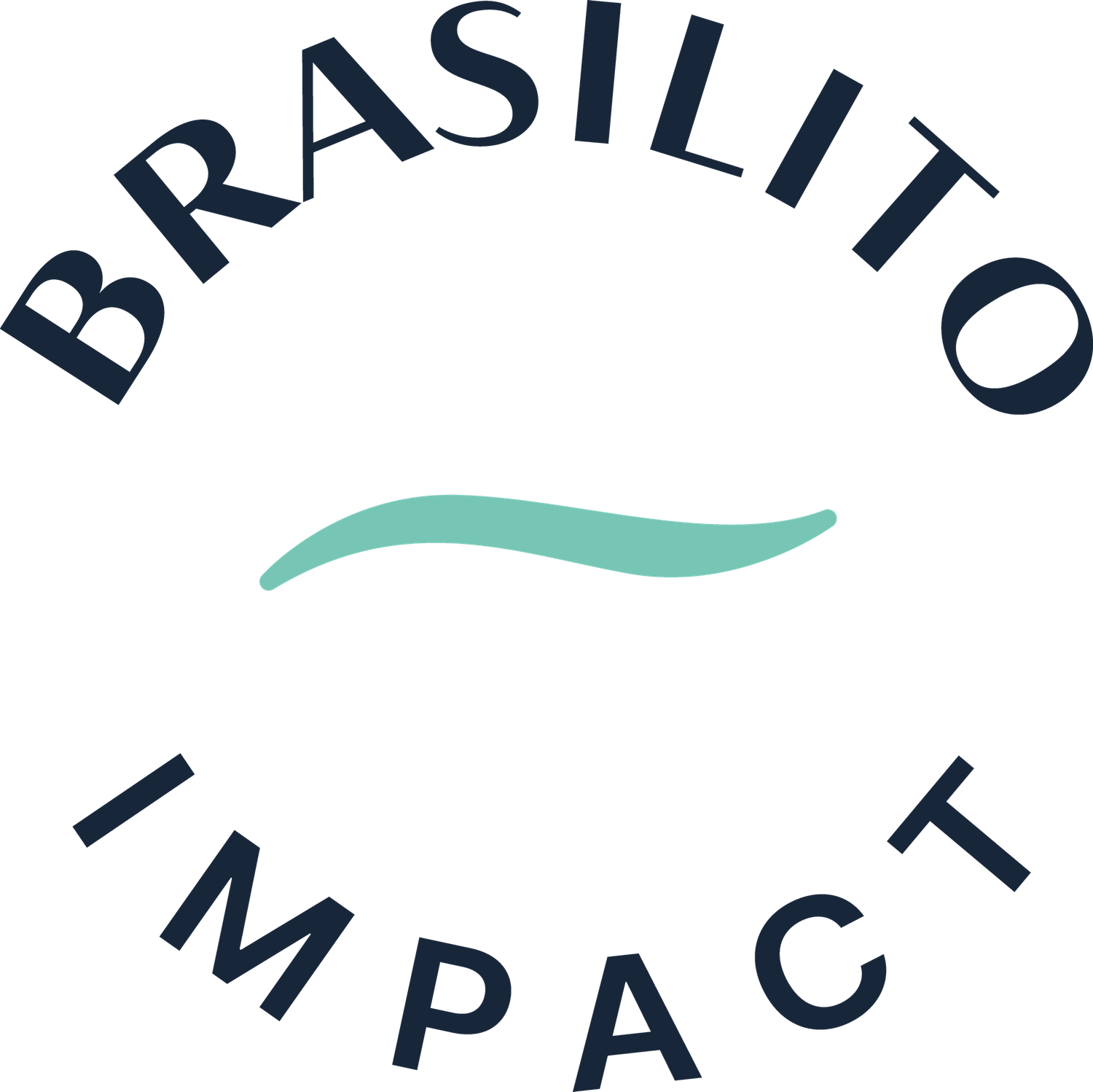 Brasilito Impact circular logo.