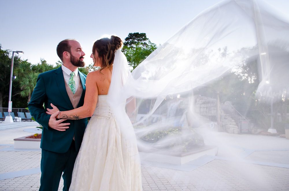 Iconic veil shot