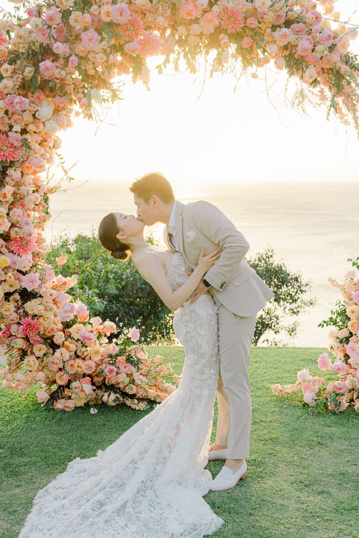 Sunset wedding in Phuket Thailand